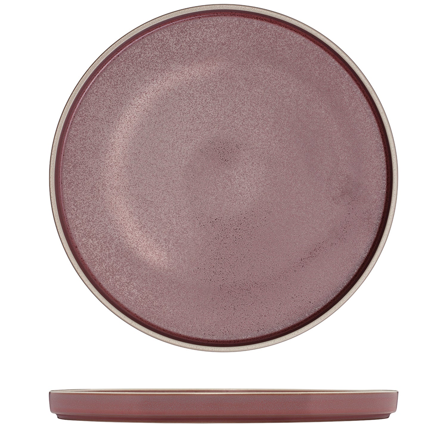 Luzerne Mod Smokey Plum Round Stackable Plate (270mm Ø)