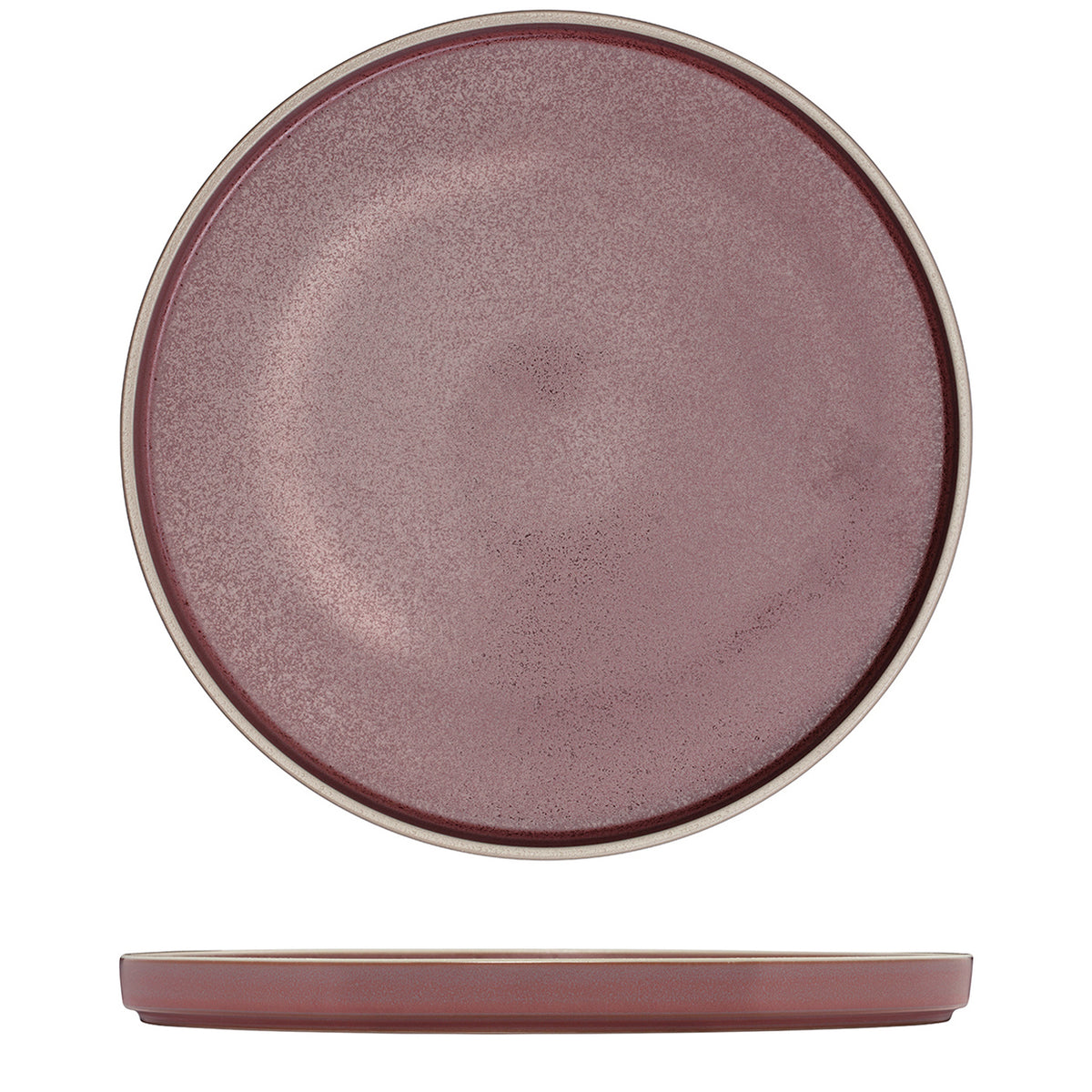 Luzerne Mod Smokey Plum Round Stackable Plate (270mm Ø)