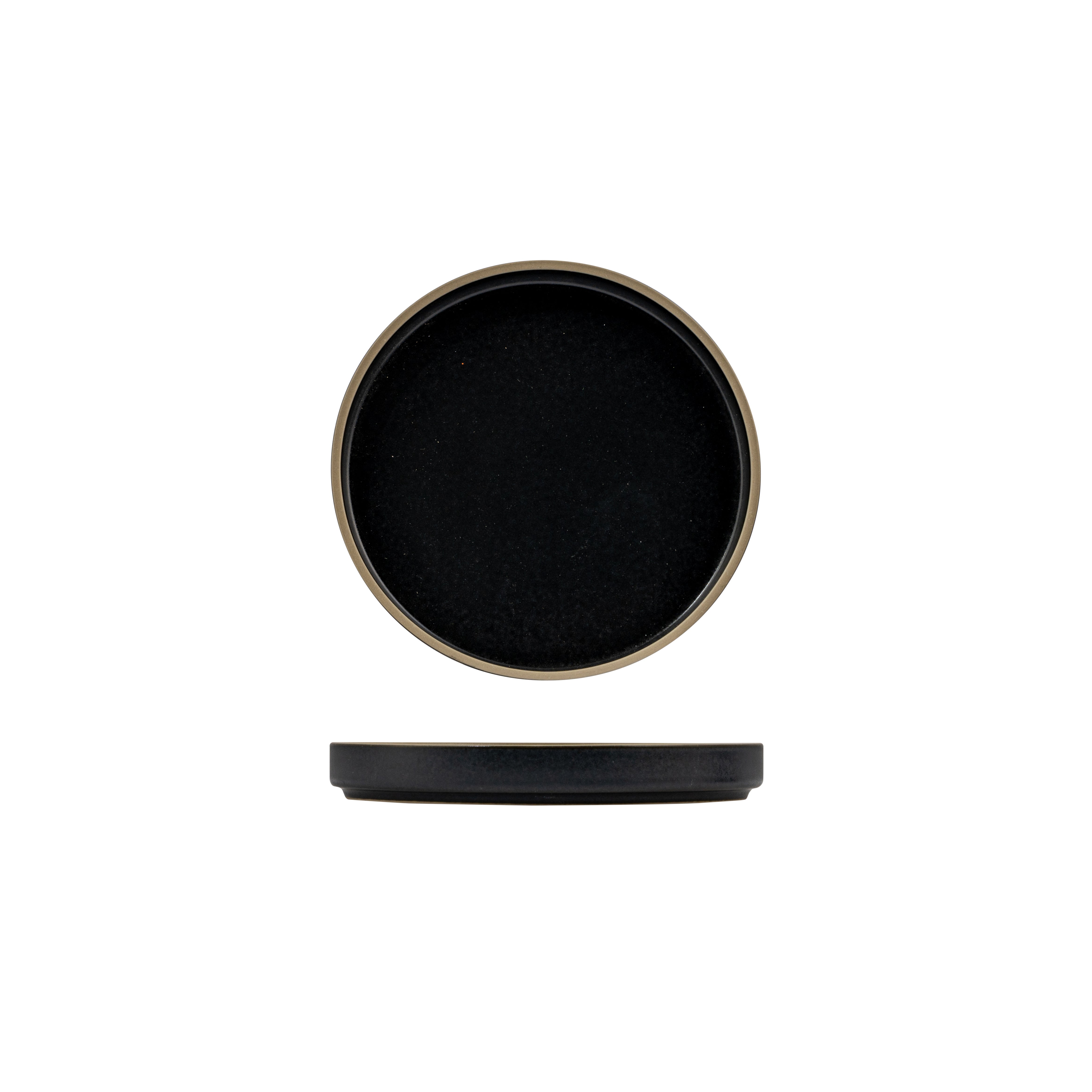 Luzerne Mod Midnight Round Stackable Plate (160mm Ø)