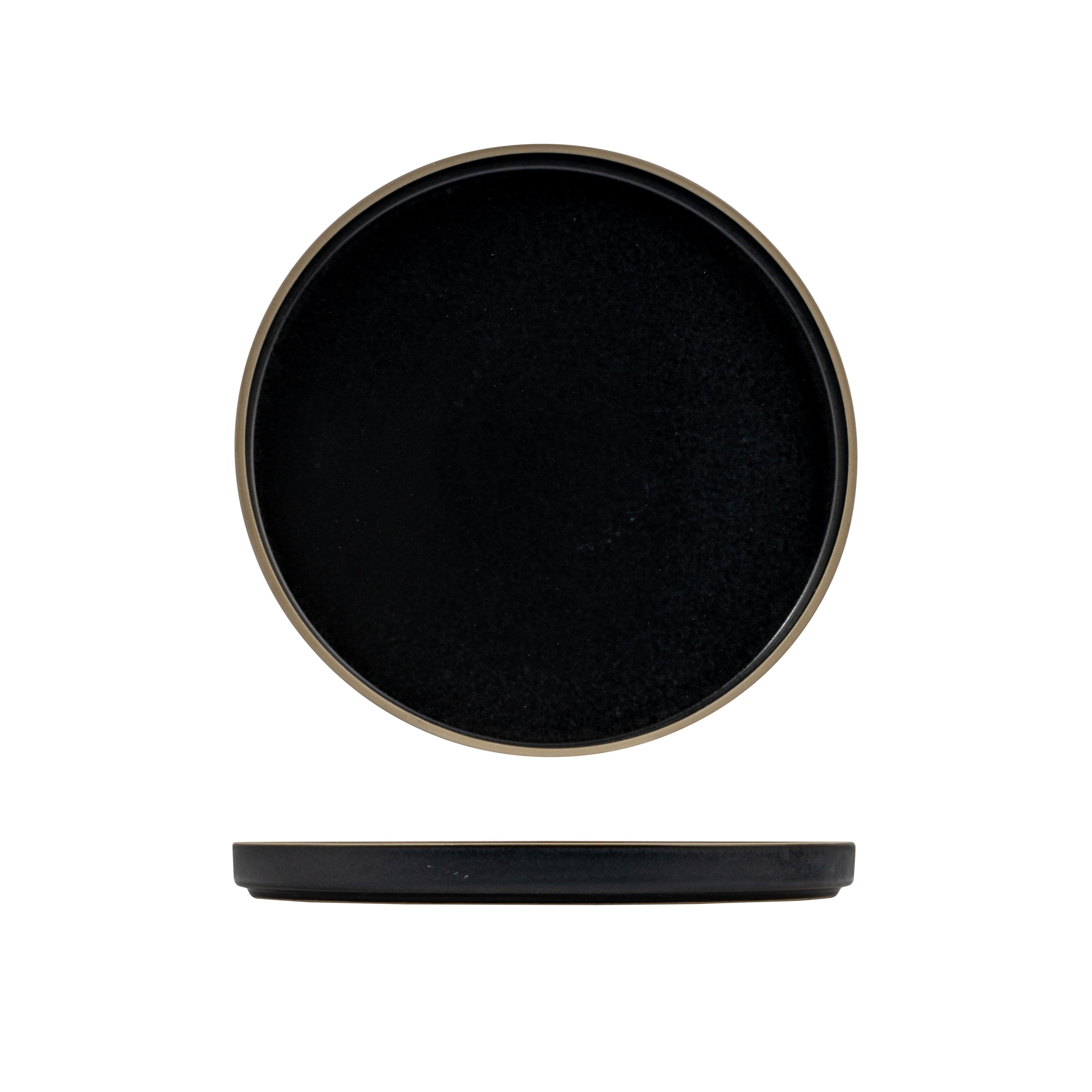 Luzerne Mod Midnight Round Stackable Plate (235mm Ø)