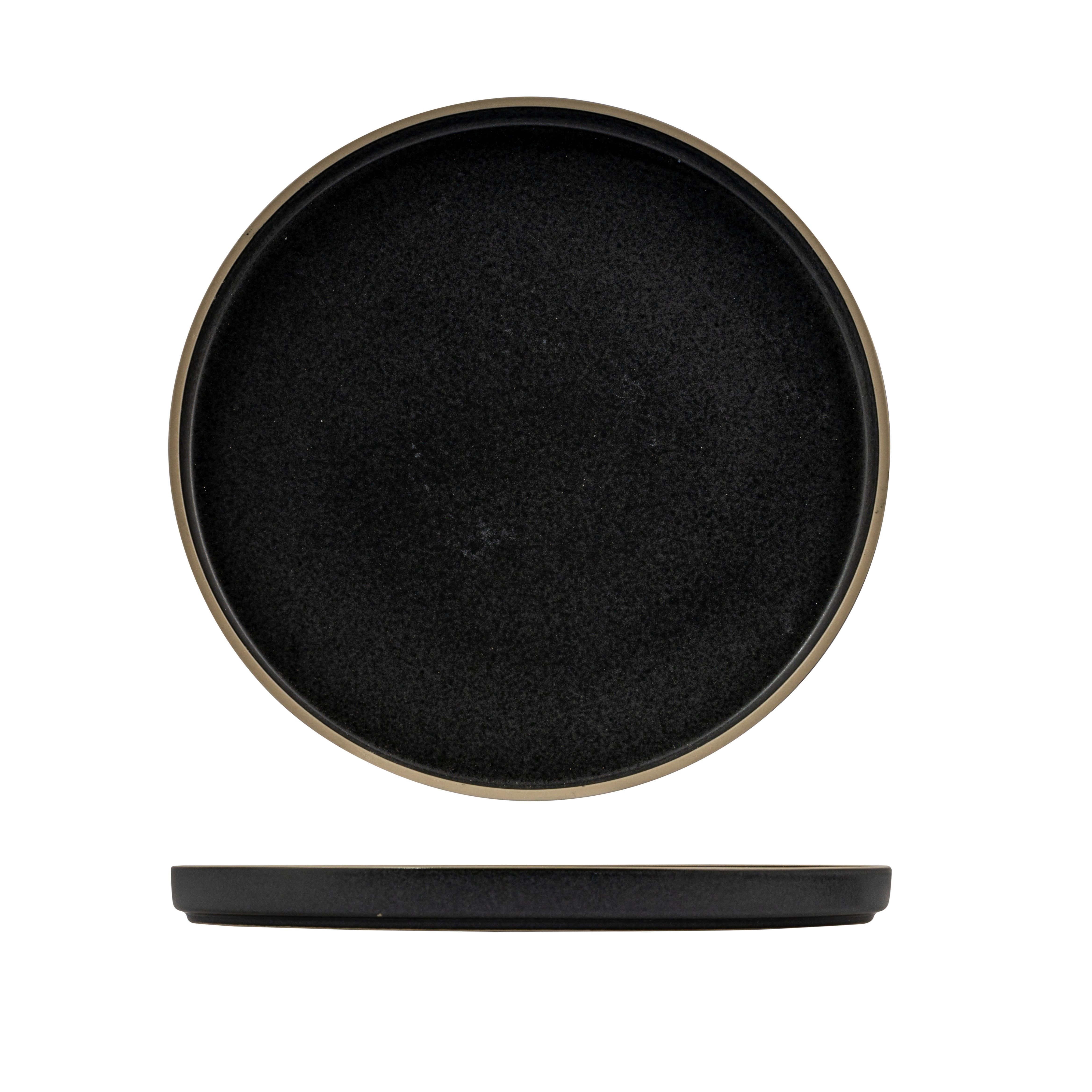 Luzerne Mod Midnight Round Stackable Plate (270mm Ø)