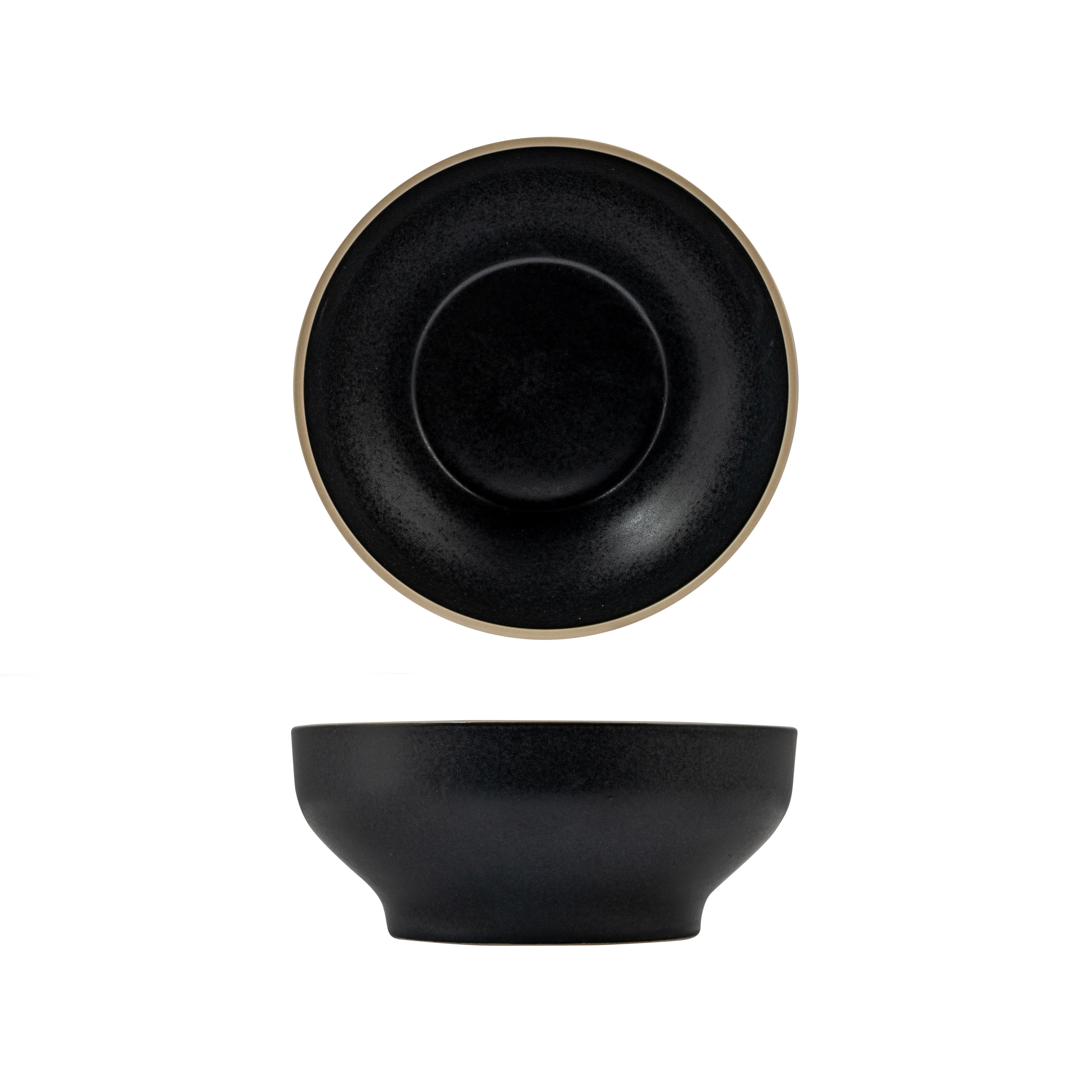 Luzerne Mod Midnight Round Bowl (182mm Ø 77mm H 942ml)