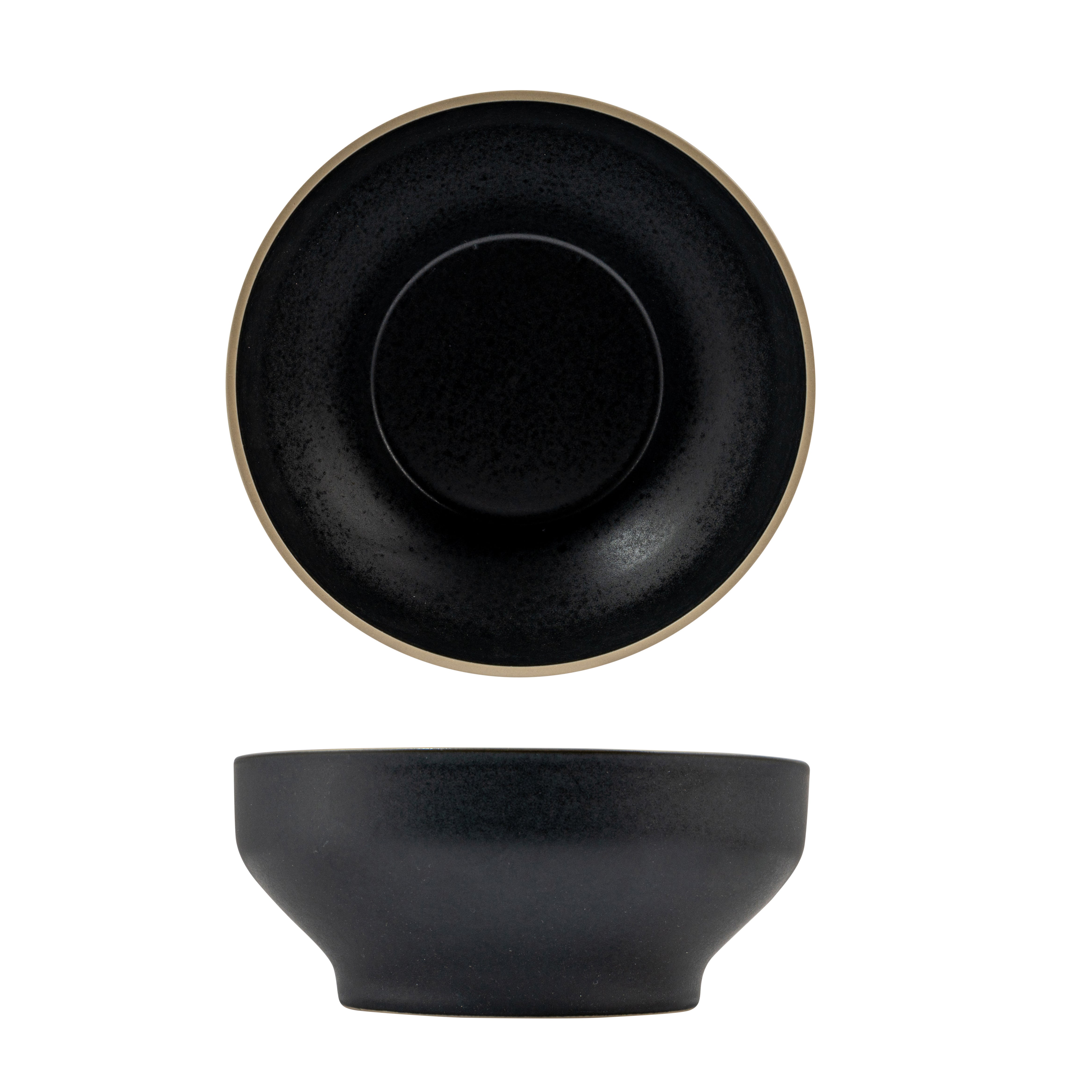 Luzerne Mod Midnight Round Bowl (212mm Ø 91mm H 1577ml)