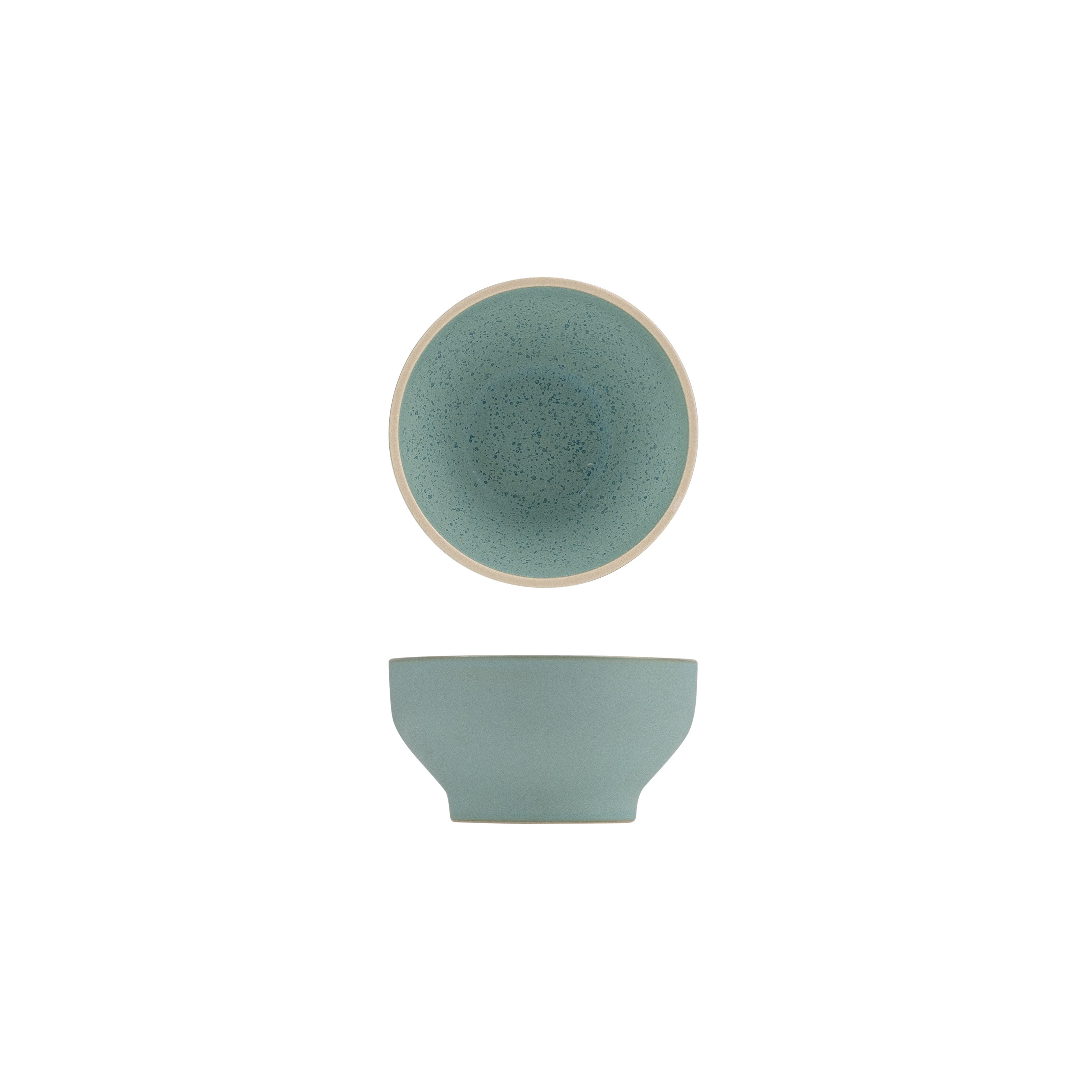 Luzerne Mod Frosted Blue Round Bowl (115mm Ø 60mm H 325ml)