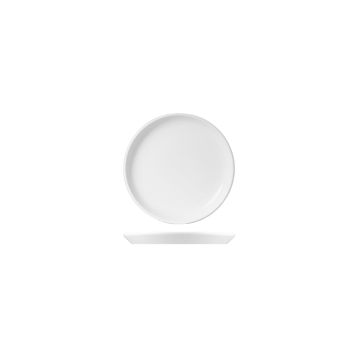 Royal Porcelain White Album Round Flared Coupe Plate 190mm