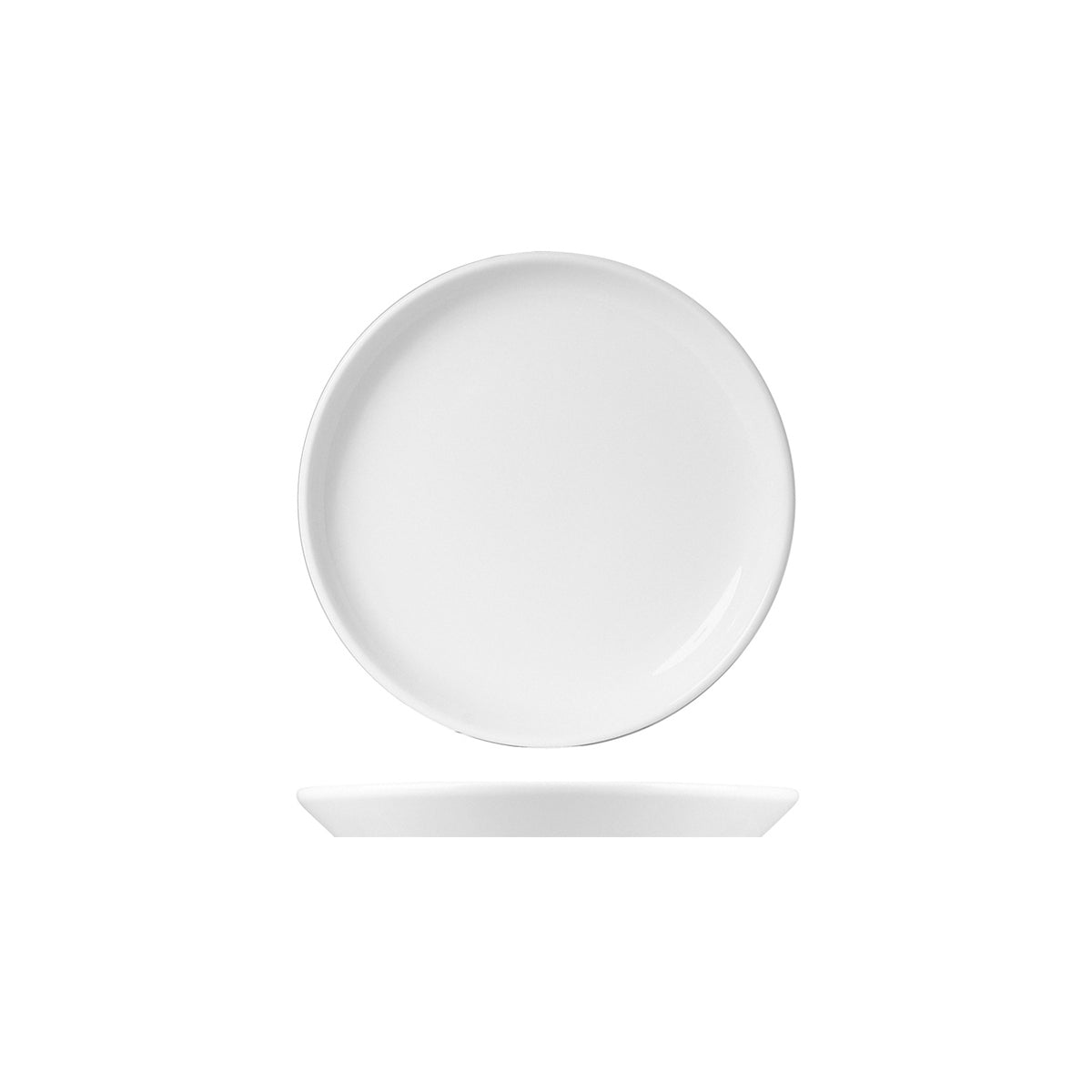 Royal Porcelain White Album Round Flared Coupe Plate 270mm