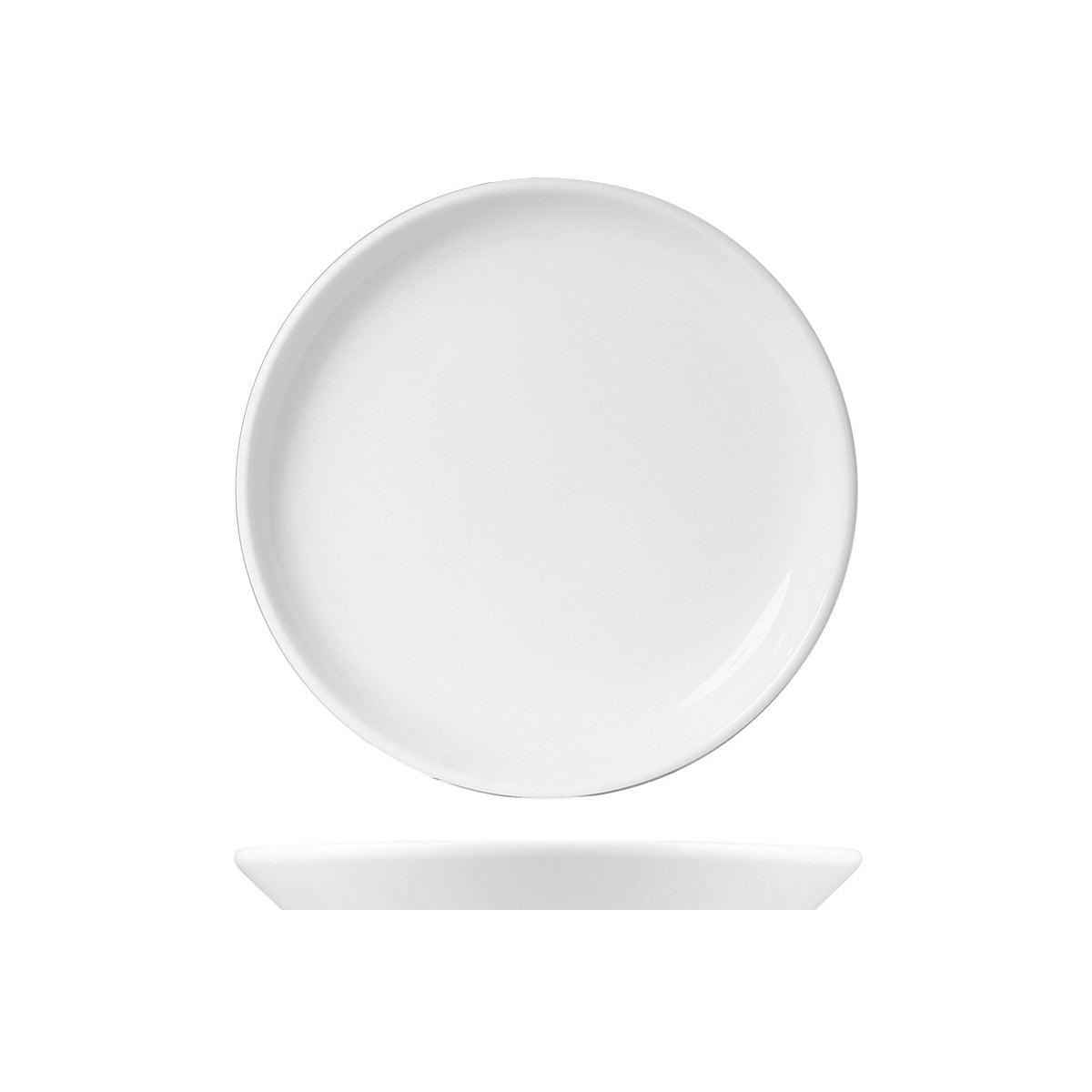 Royal Porcelain White Album Round Flared Coupe Plate 285mm