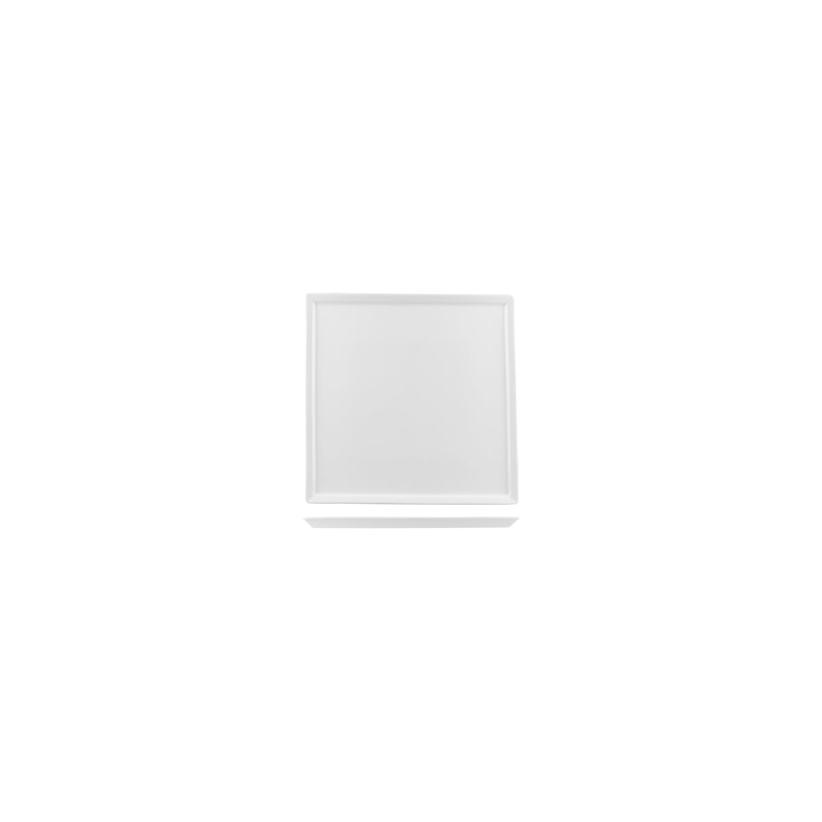 Royal Porcelain White Album Square Plate 160x160mm