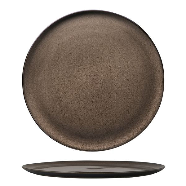 Luzerne Rustic Chestnut Pizza Plate (320mm Ø)