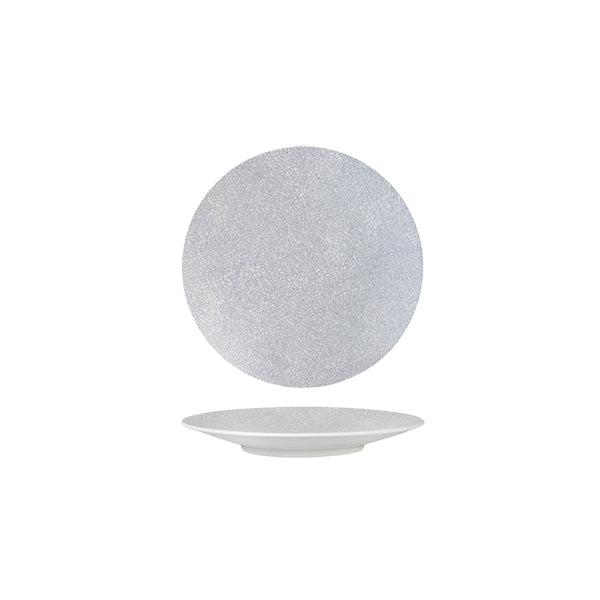 Luzerne Zen Grey Web Round Coupe Plate (155mm Ø)