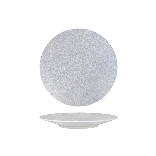 Luzerne Zen Grey Web Round Coupe Plate (205mm Ø)