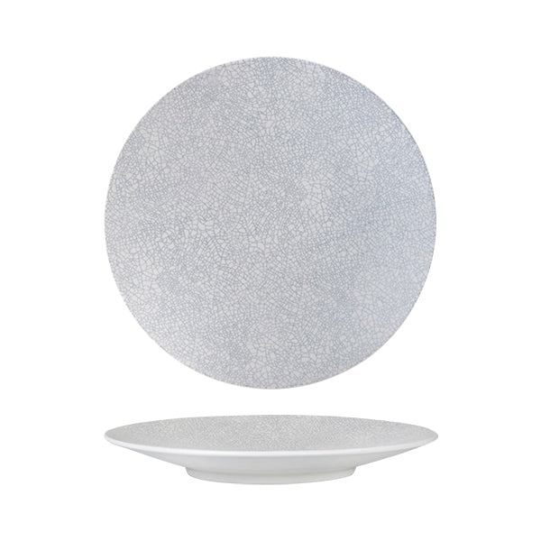 Luzerne Zen Grey Web Round Coupe Plate (275mm Ø)
