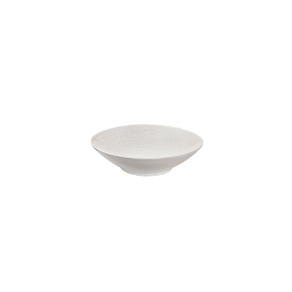Luzerne Zen White Swirl Round Bowl - Footed (145mm Ø 41mm H 270ml)