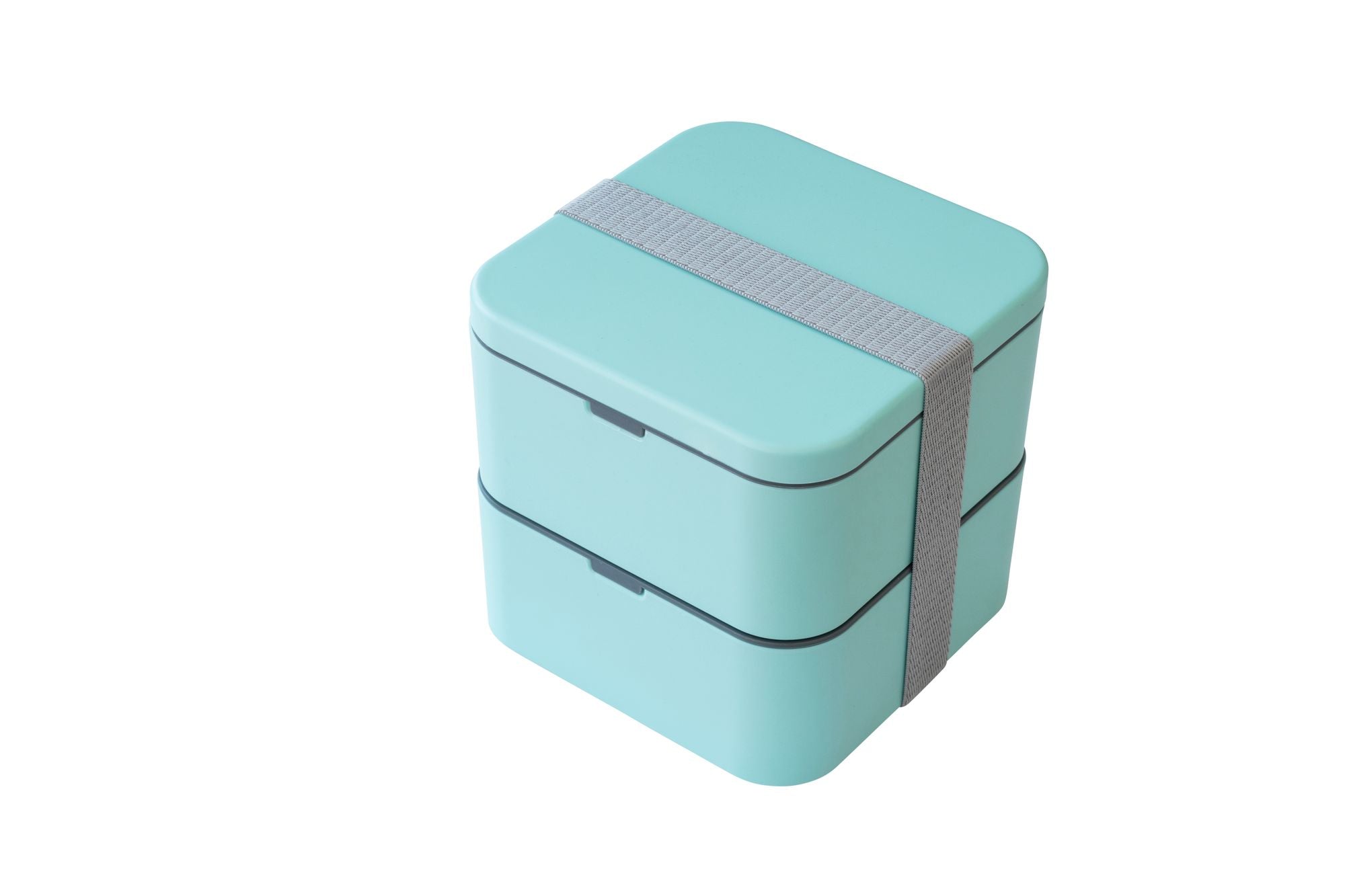Cuisena RPET Square 2-Layer Bento Box Aqua