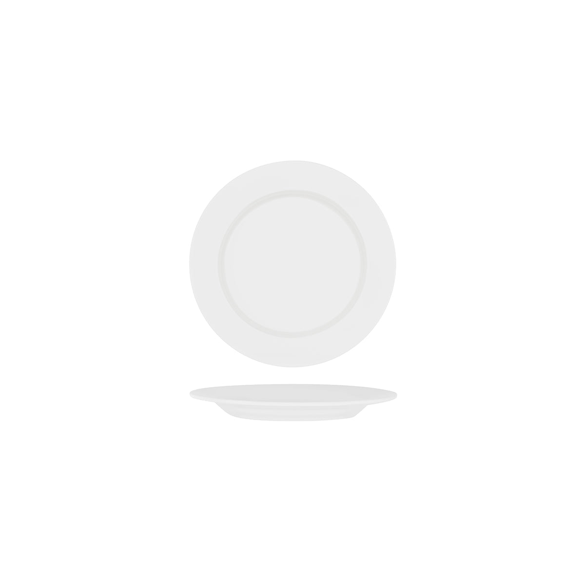 Royal Bone China Ascot Round Plate Wide Rim 190mm