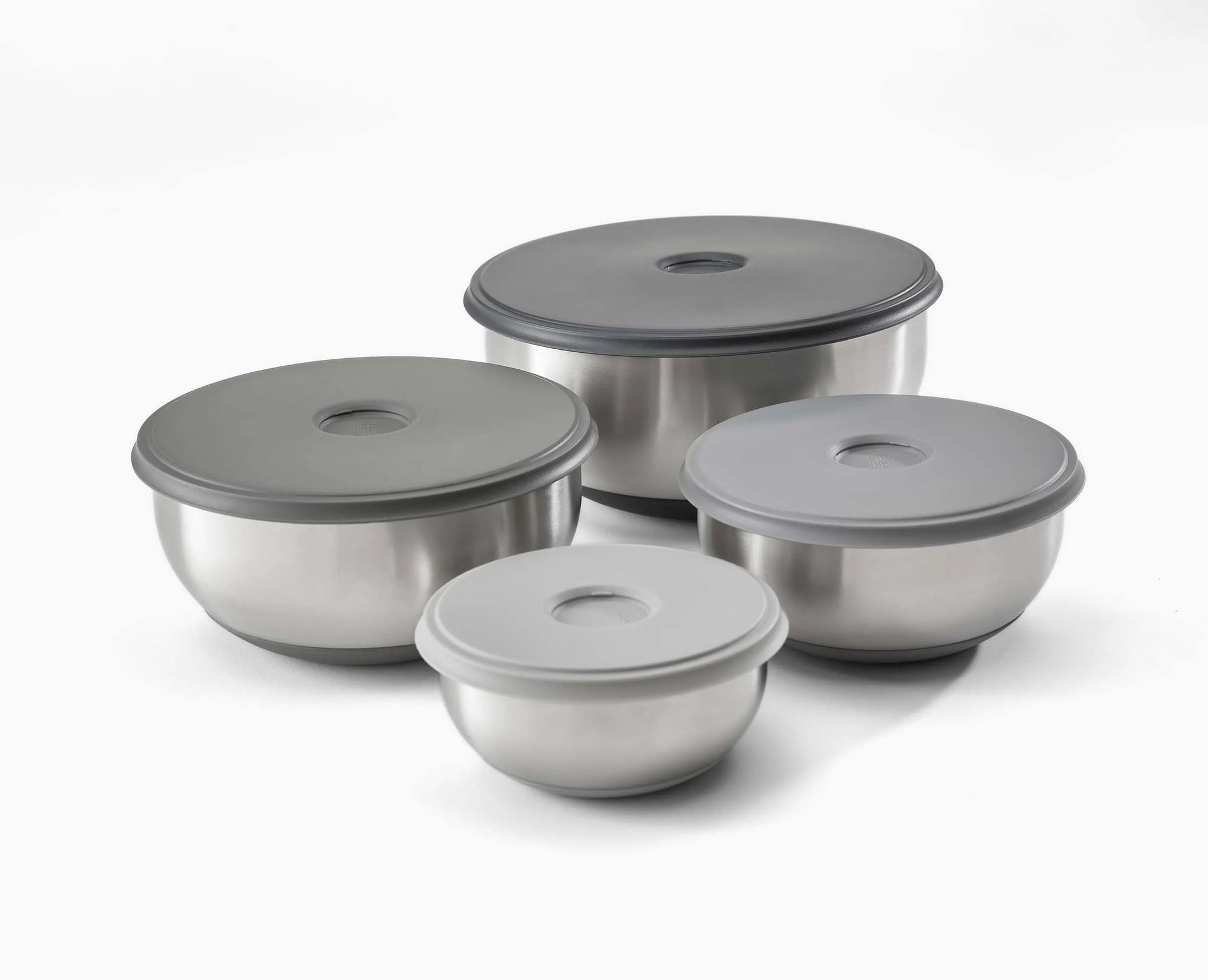 Joseph Joseph Nest™ Prep & Store Steel 4-Piece Stainless-Steel Bowl  Set  With Lids