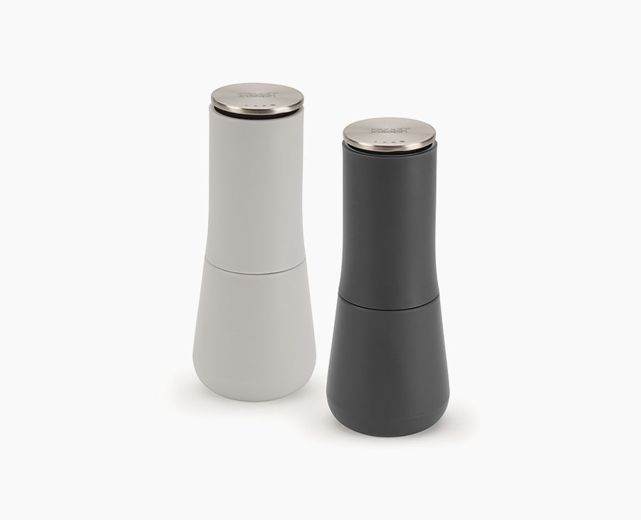 Joseph Joseph Milltop™ Non-Spill Salt & Pepper Mill Set