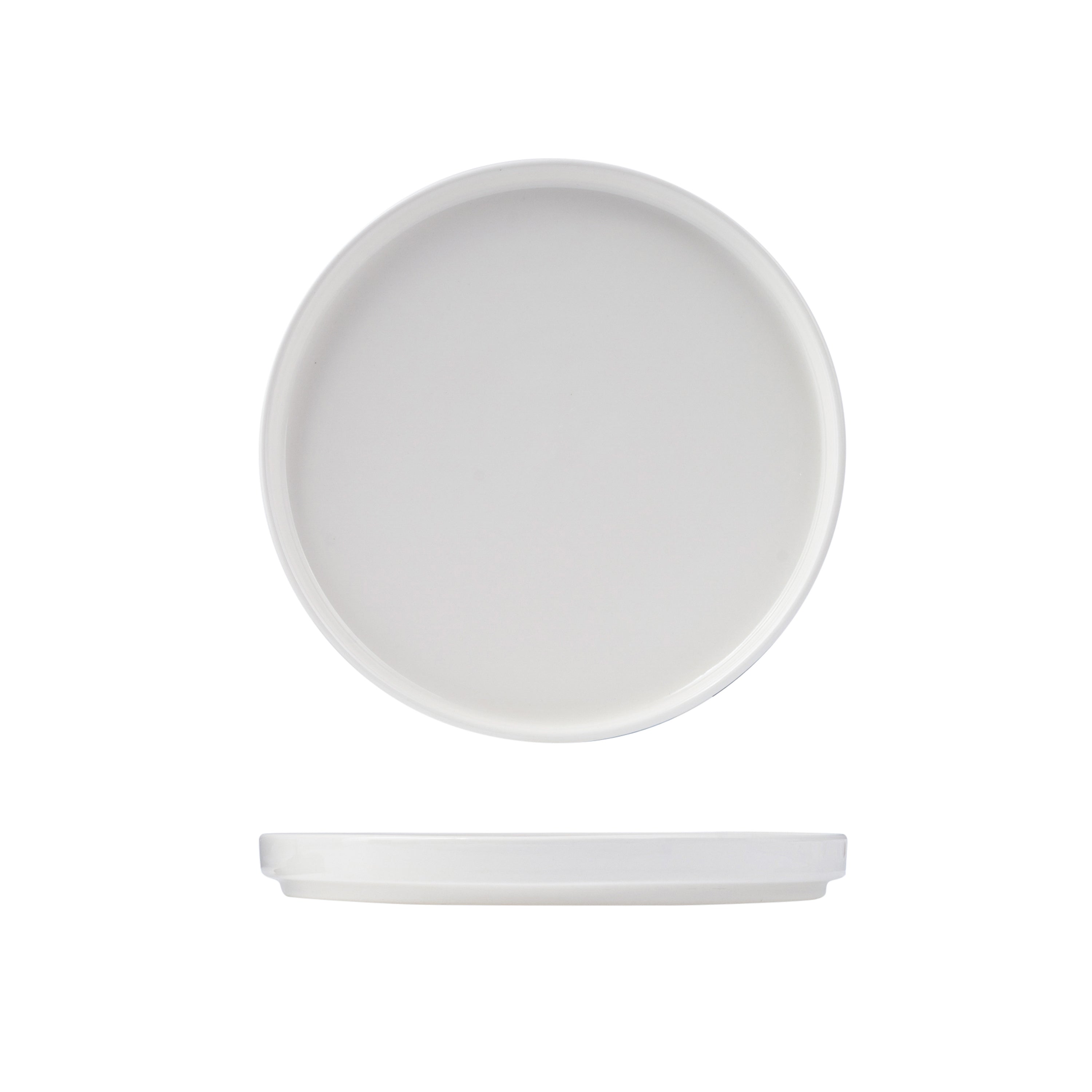 Sango Ora White Low Stackable Plate (260mm Ø)
