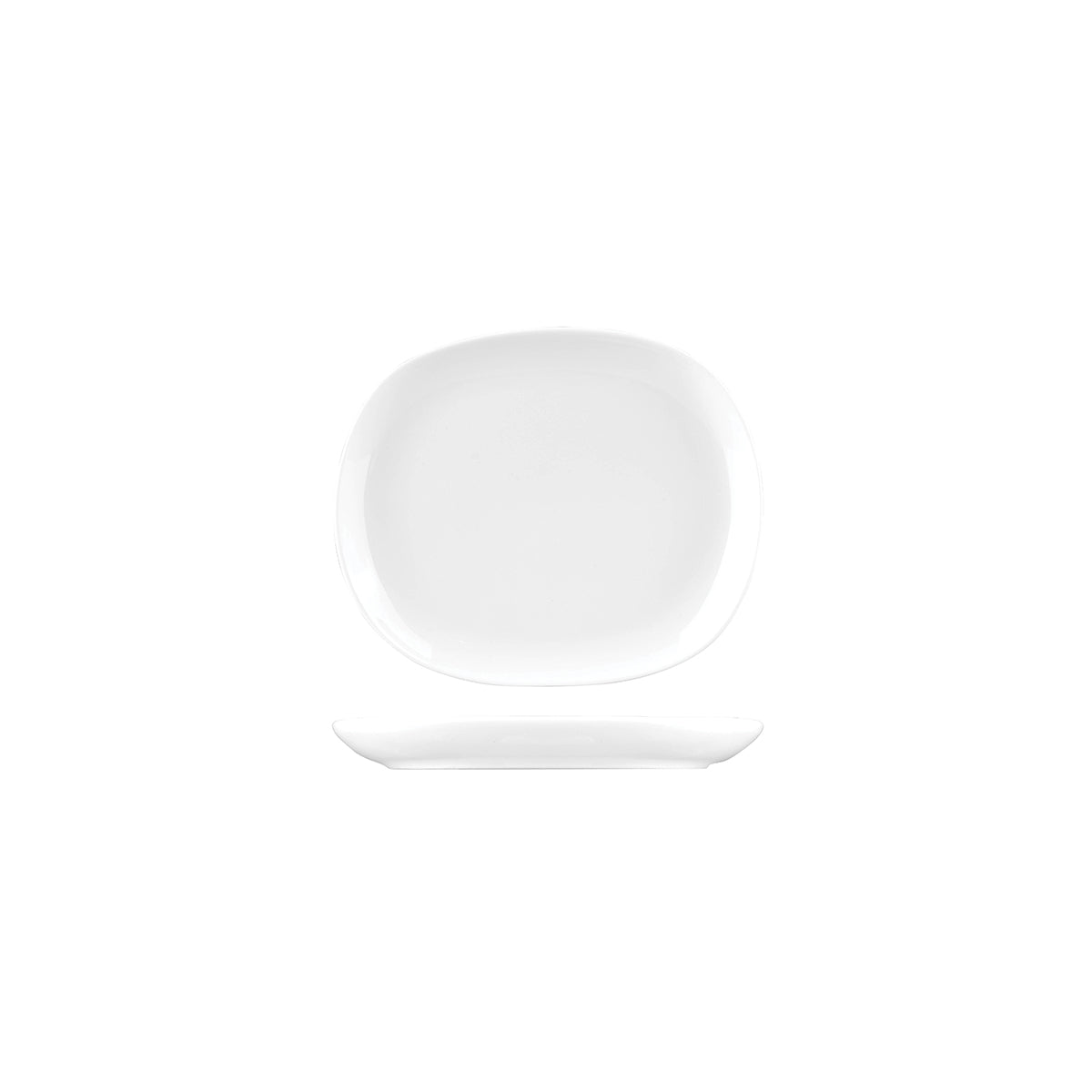 Sango Ora White Oval Coupe Plate (170x150mm)