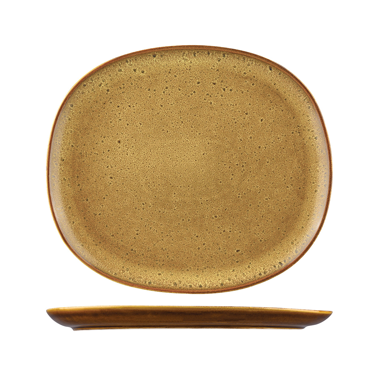 Sango Ora Arica Oval Coupe Plate (335x295mm)