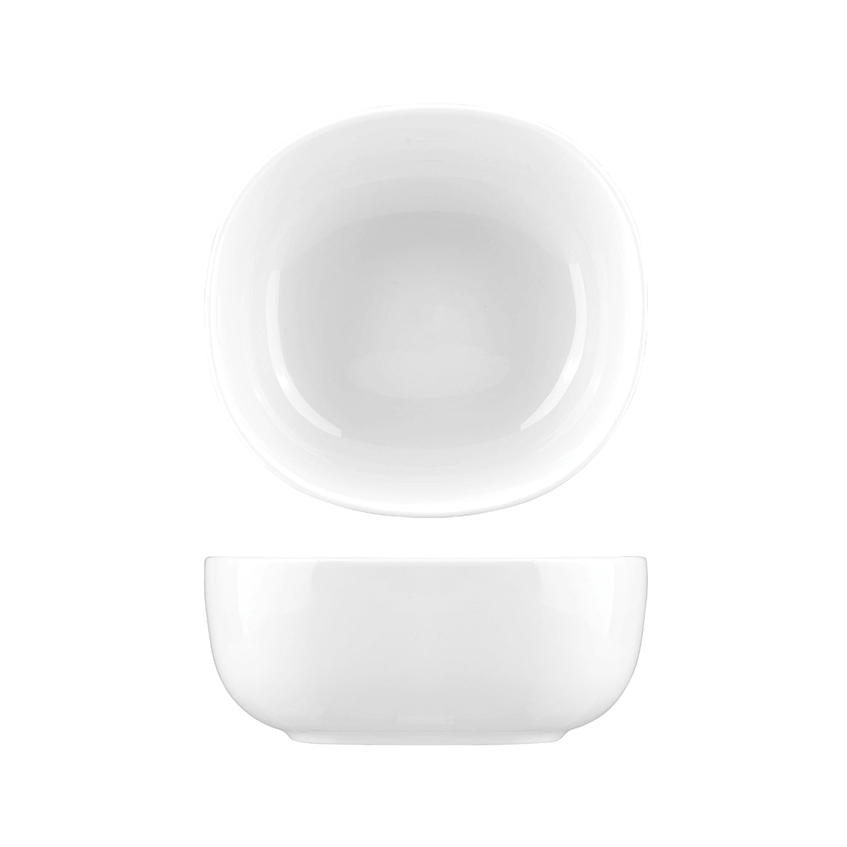 Sango Ora White Deep Oval Bowl (230x200mm)