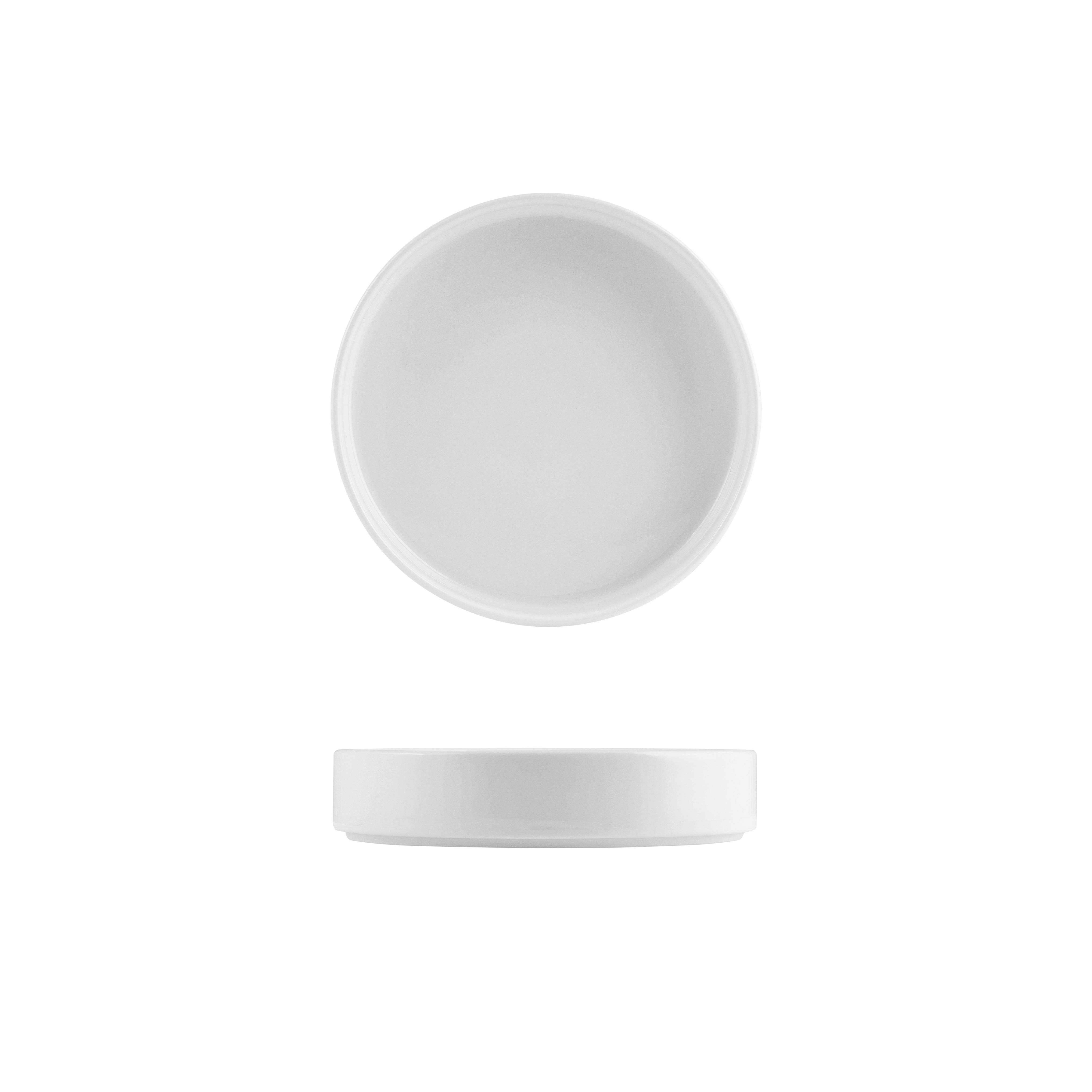 Sango Ora White High Stackable Plate (200mm Ø)