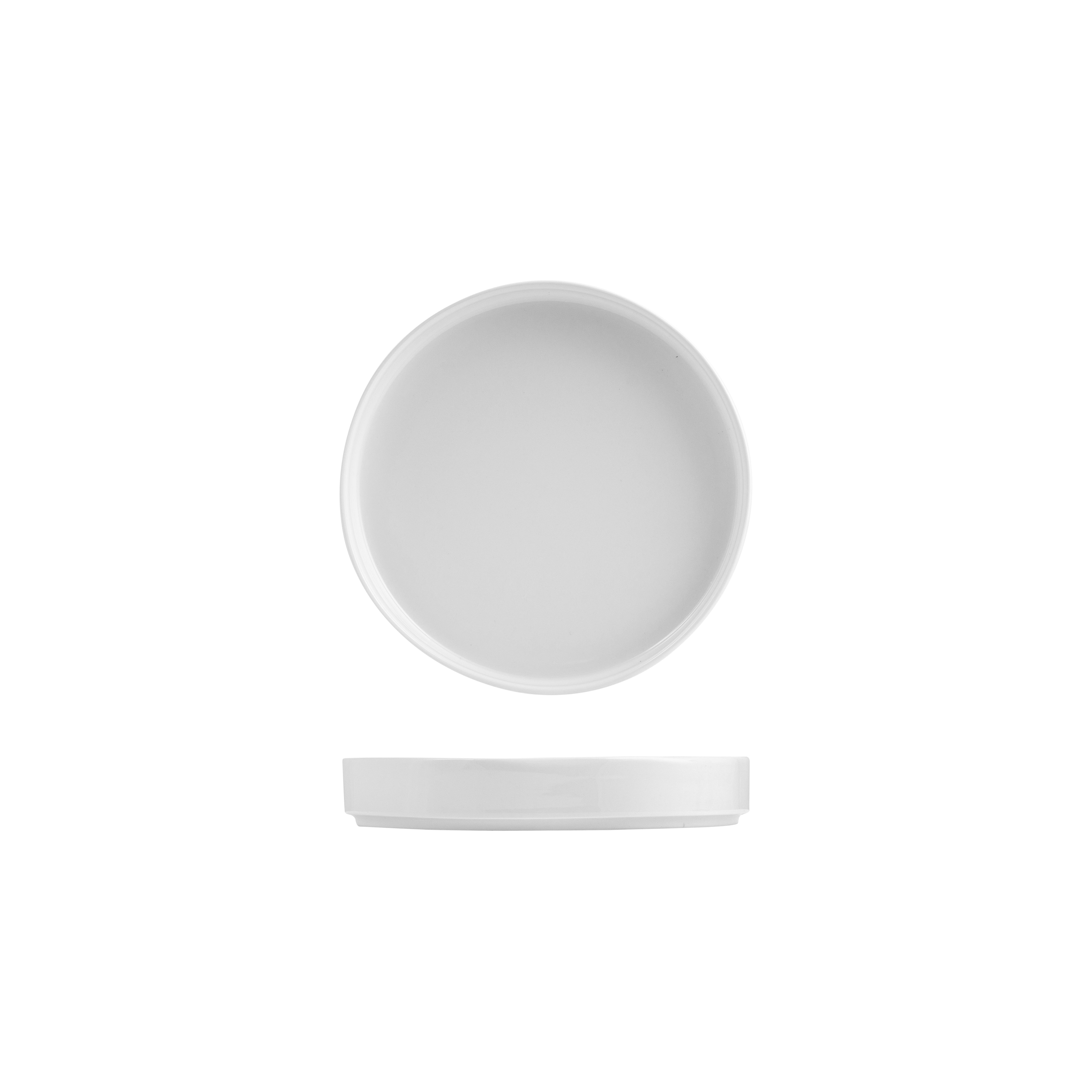 Sango Ora White High Stackable Plate (260mm Ø)