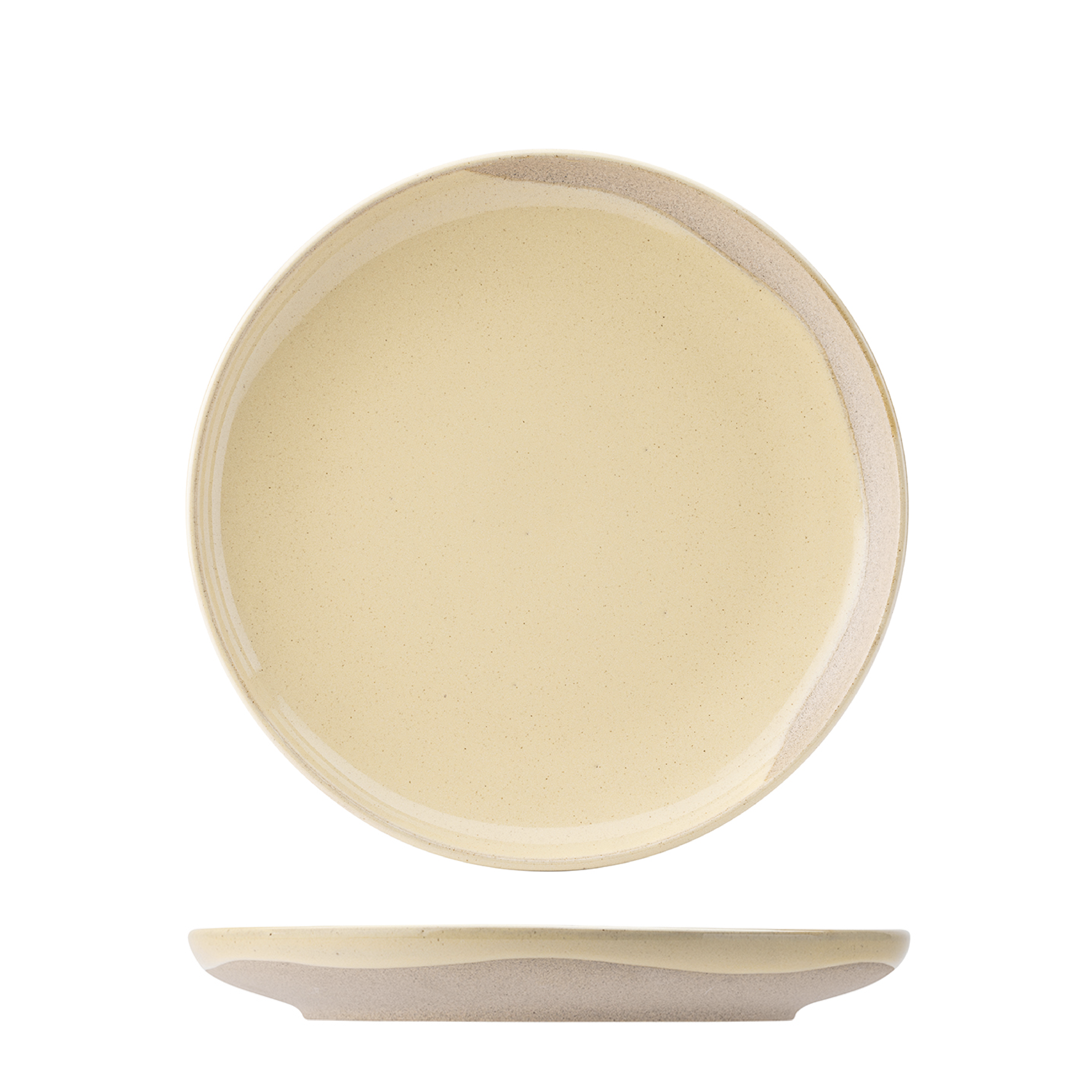 Utopia Oregon Buttermilk Round Plate (255mm)
