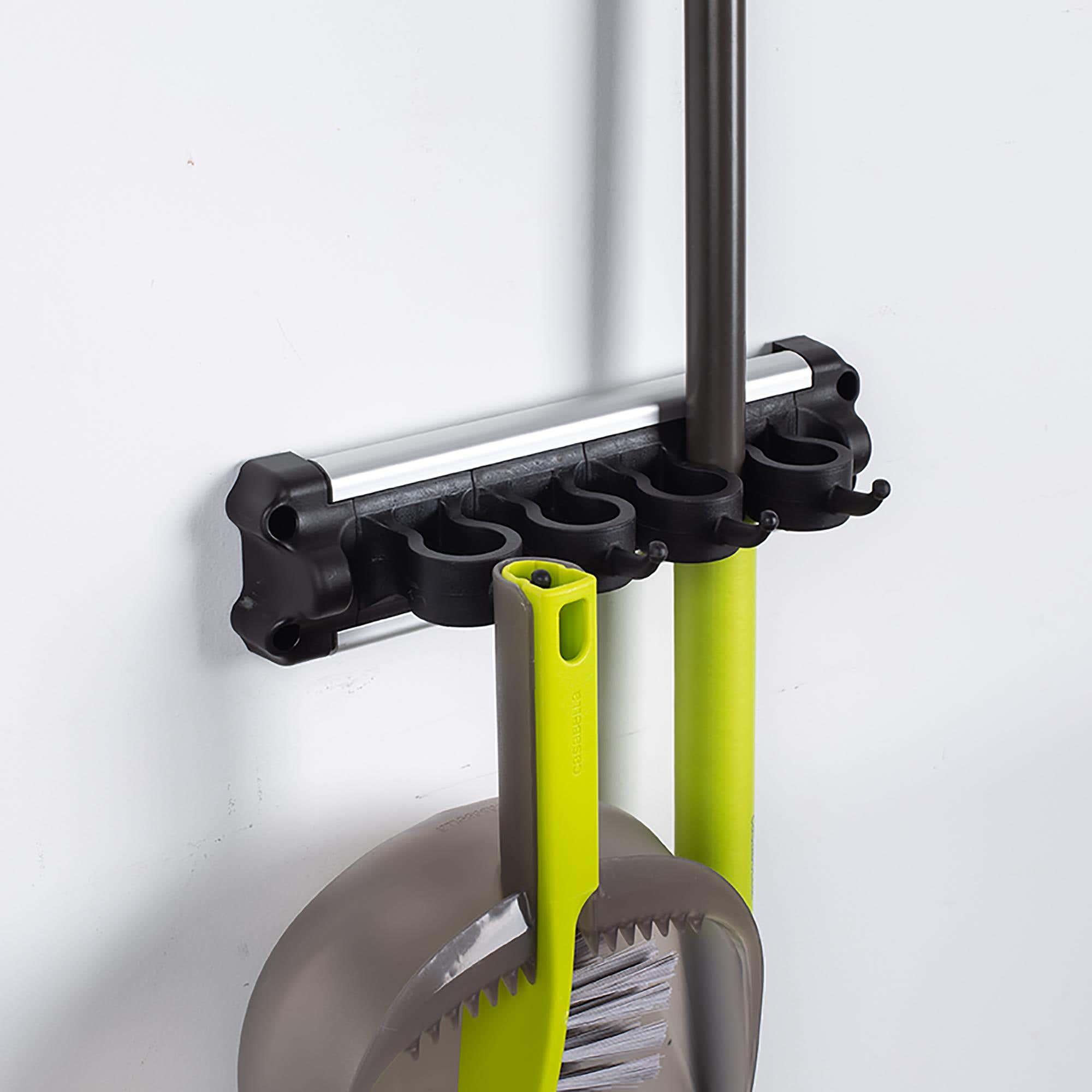 Casabella Grook 4 Hook Utility Tool Holder Black