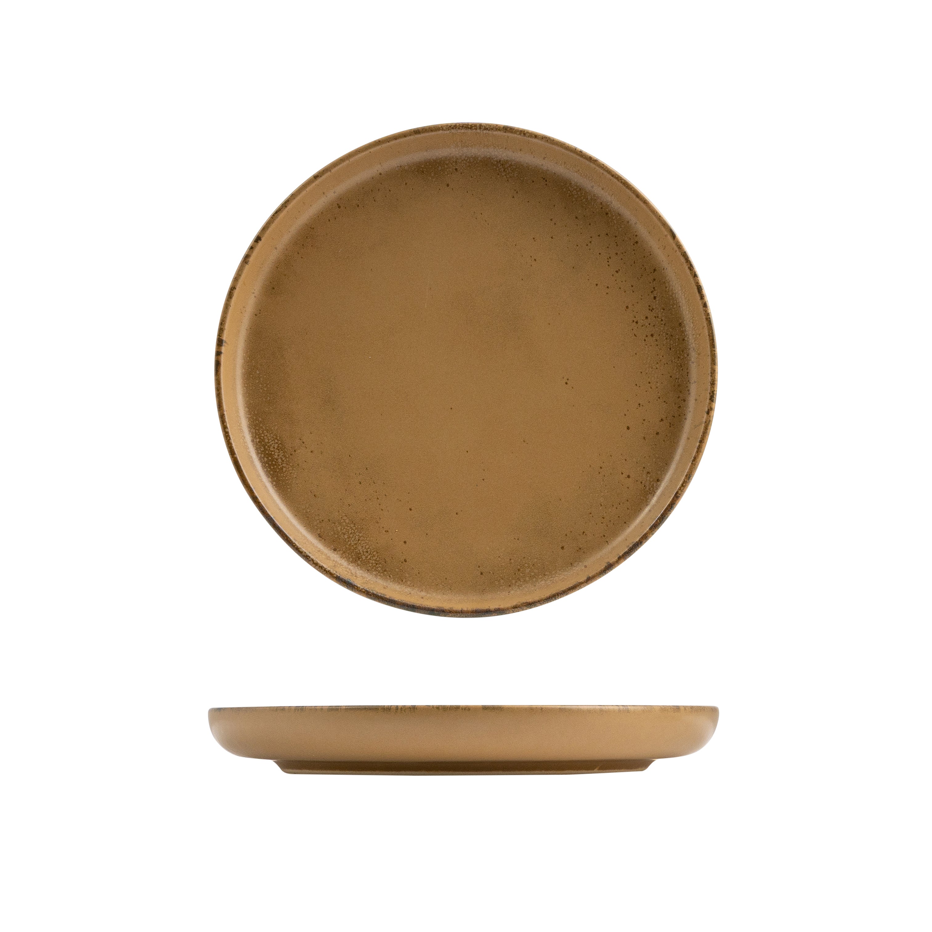 Eclipse Duo Sandbar Round Walled Plate (220mm Ø)