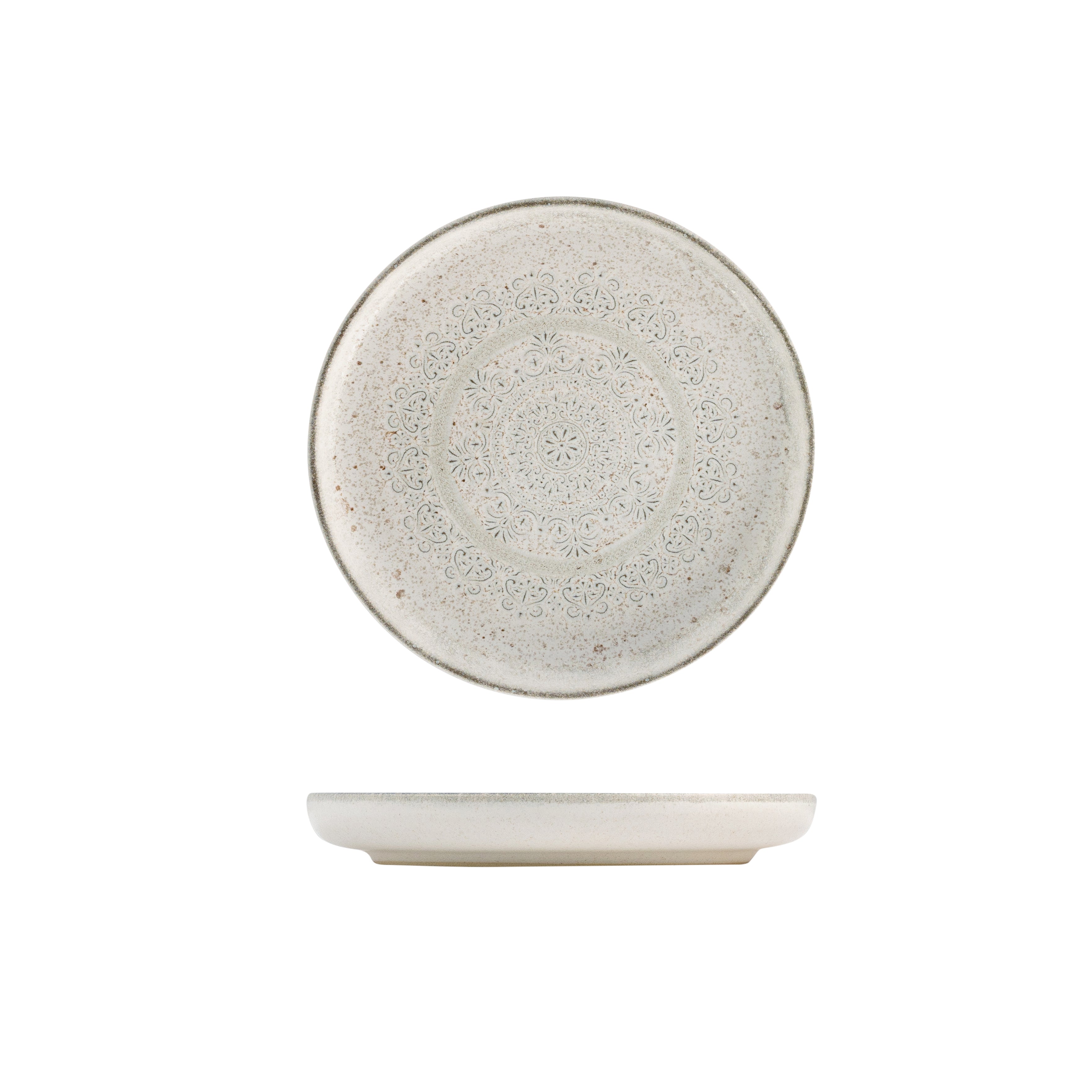 Eclipse Duo Sahara Round Walled Plate (175mm Ø)