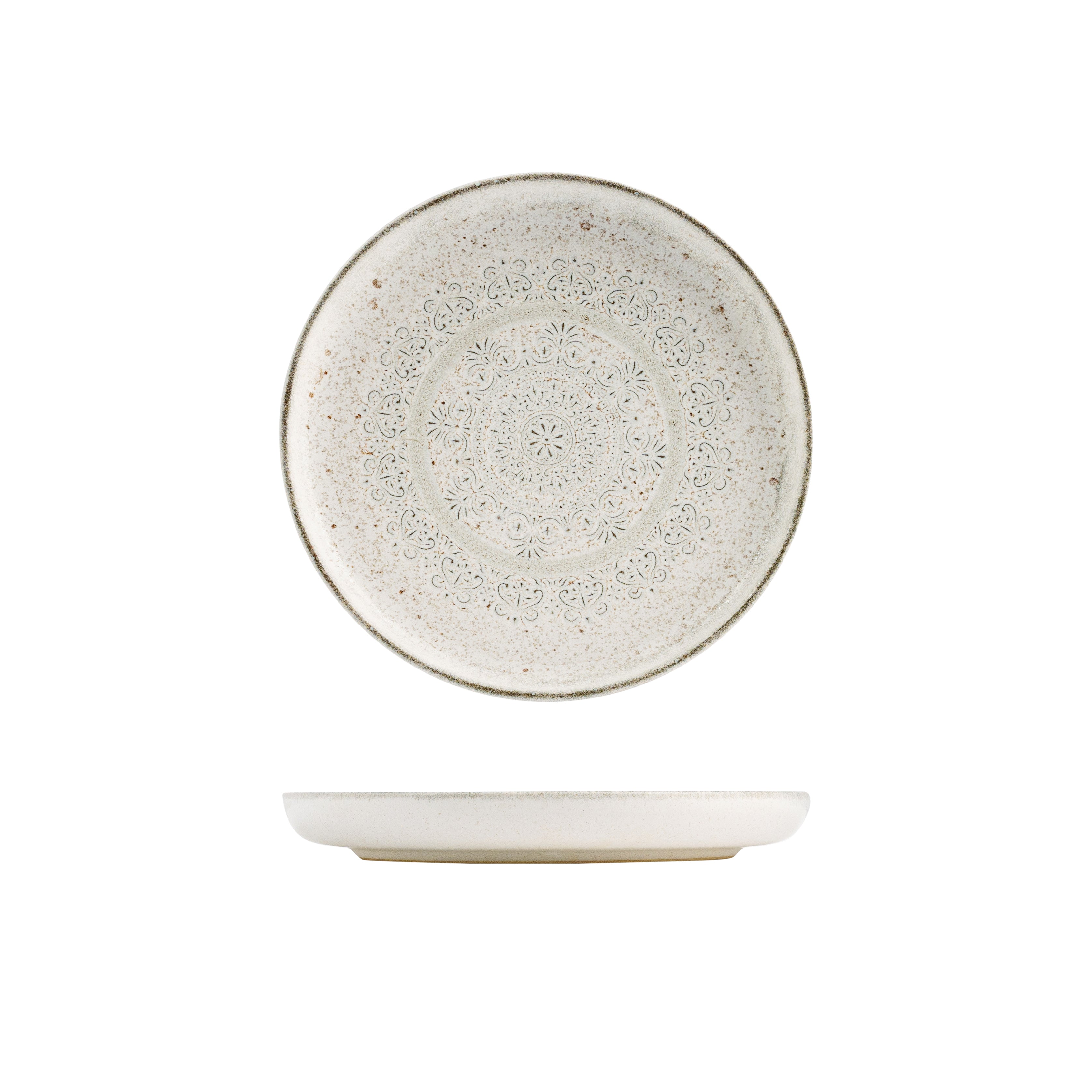 Eclipse Duo Sahara Round Walled Plate (220mm Ø)