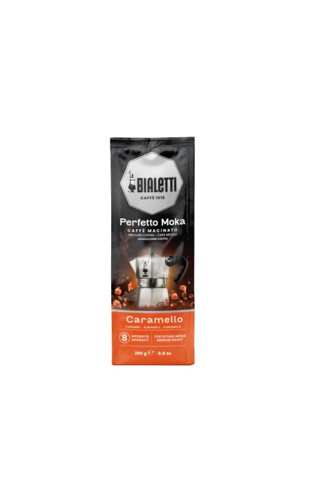 Bialetti Perfetto Moka Caramello Ground Coffee – 250 g