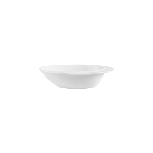 Ryner Handled Oval Bowl (150mm Ø - White)