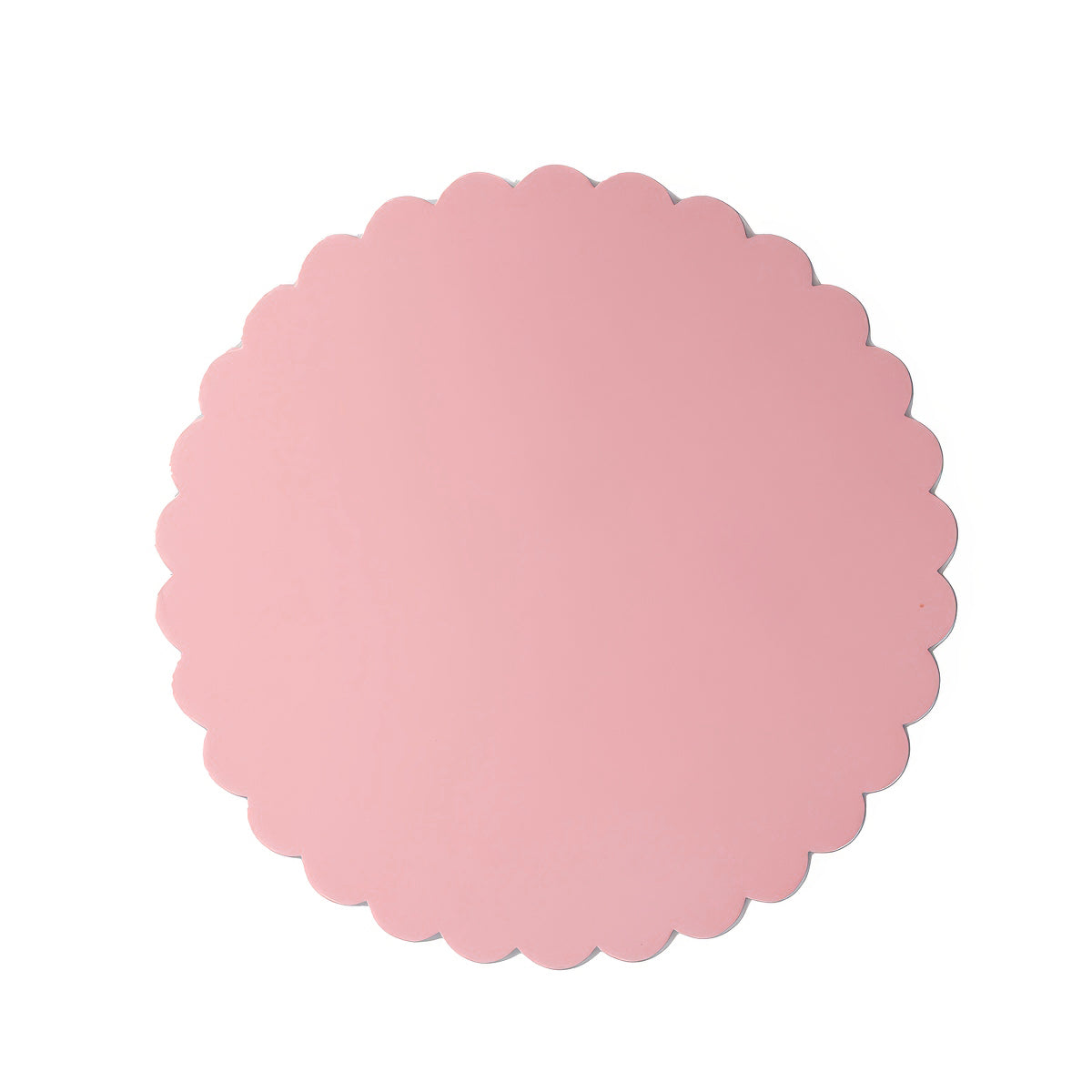 Papyrus Cake Board Scalloped Pastel Pink 10in