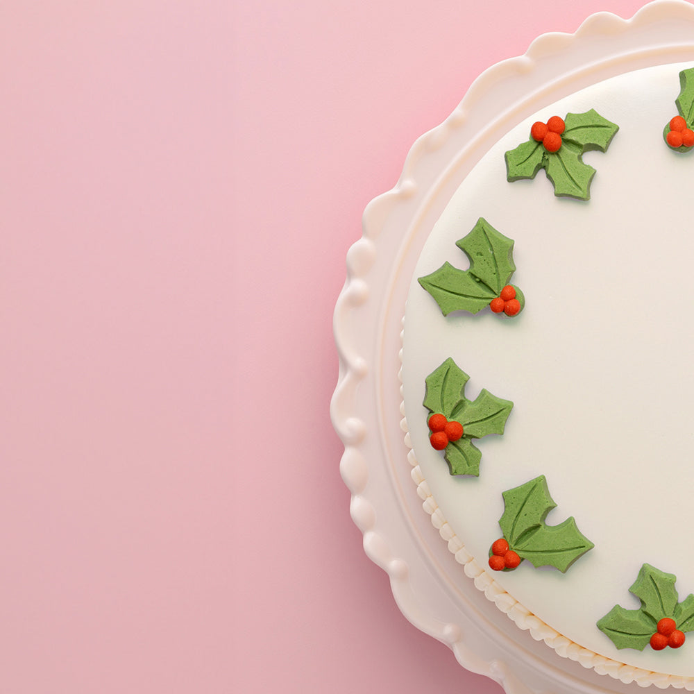 Sprinks Icing Decorations Holly 8 Piece