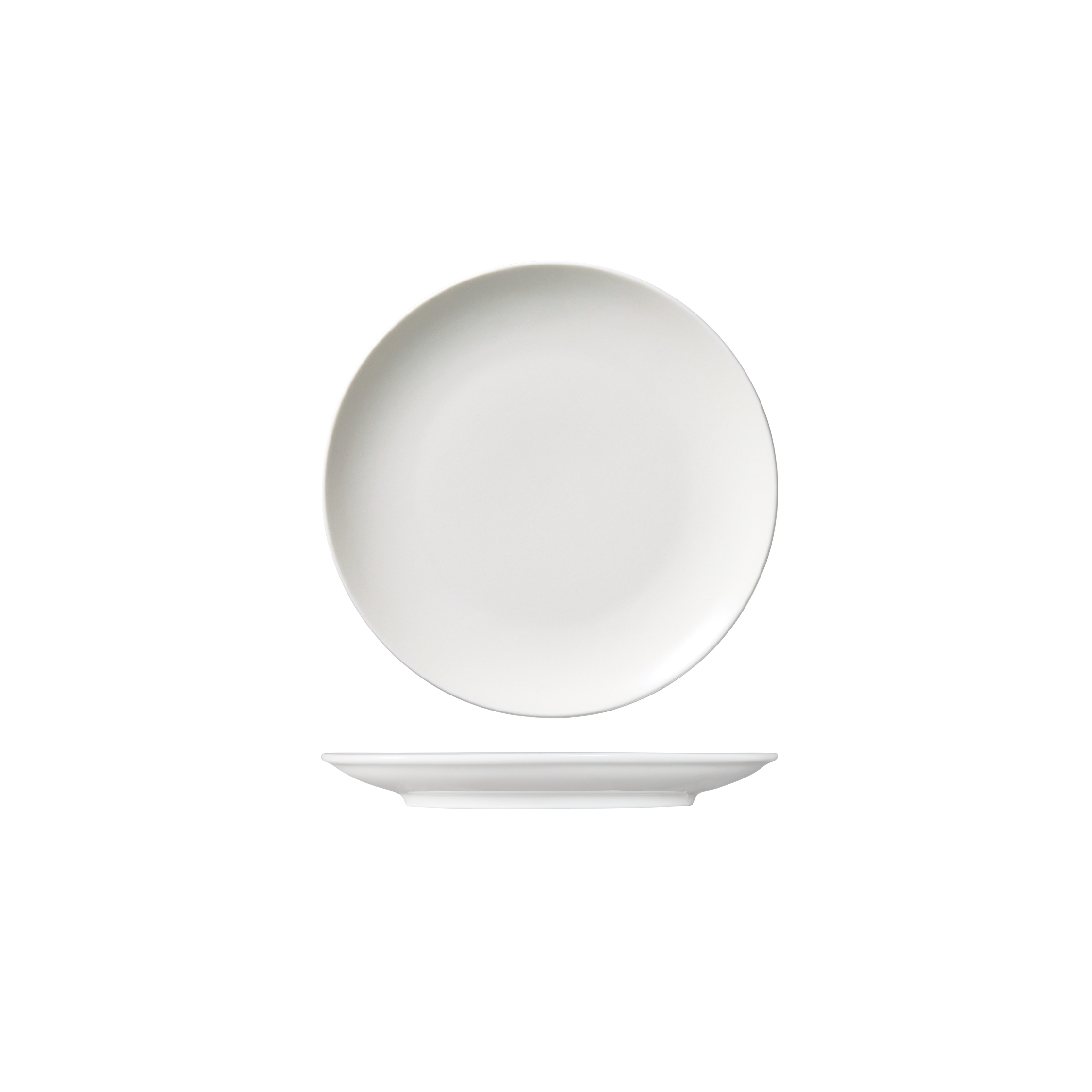 Ariane Vital Round Coupe Plate (180mm - White)
