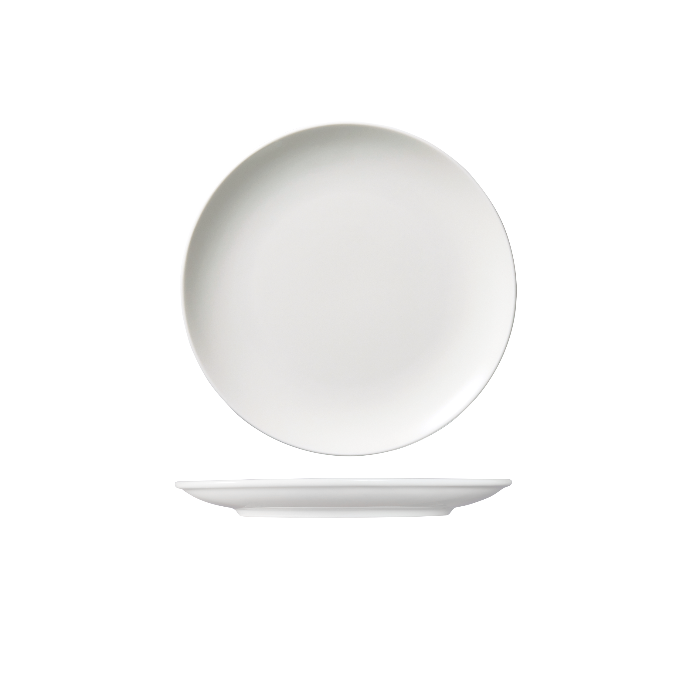 Ariane Vital Round Coupe Plate (210mm - White)