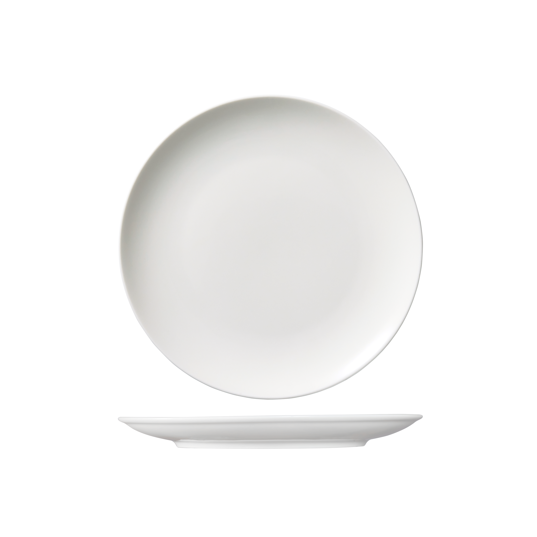 Ariane Vital Round Coupe Plate (240mm - White)