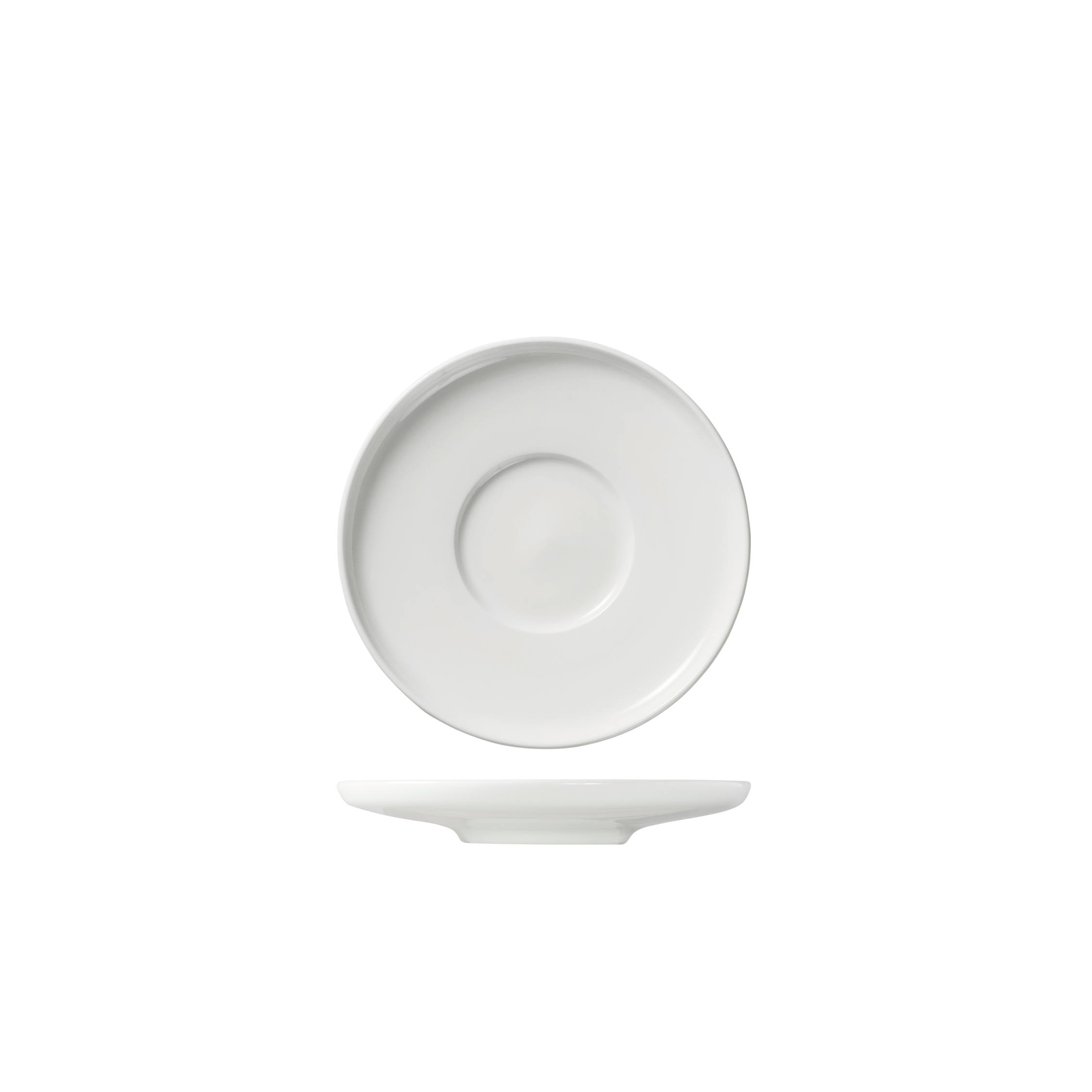 Ariane Serenity Saucer (White) (Cappuccino)