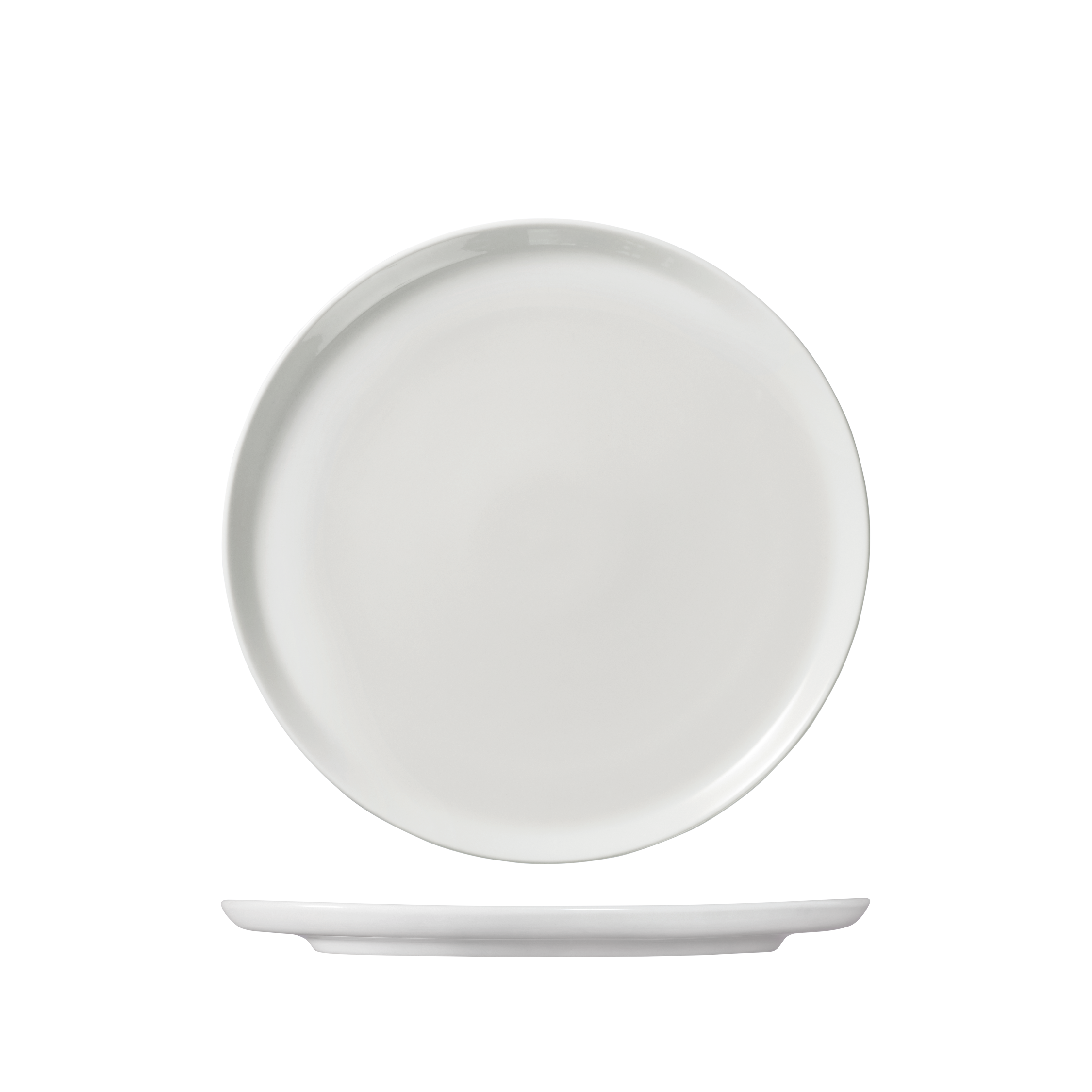 Ariane Serenity Round Flat Coupe Plate (250mm - White)