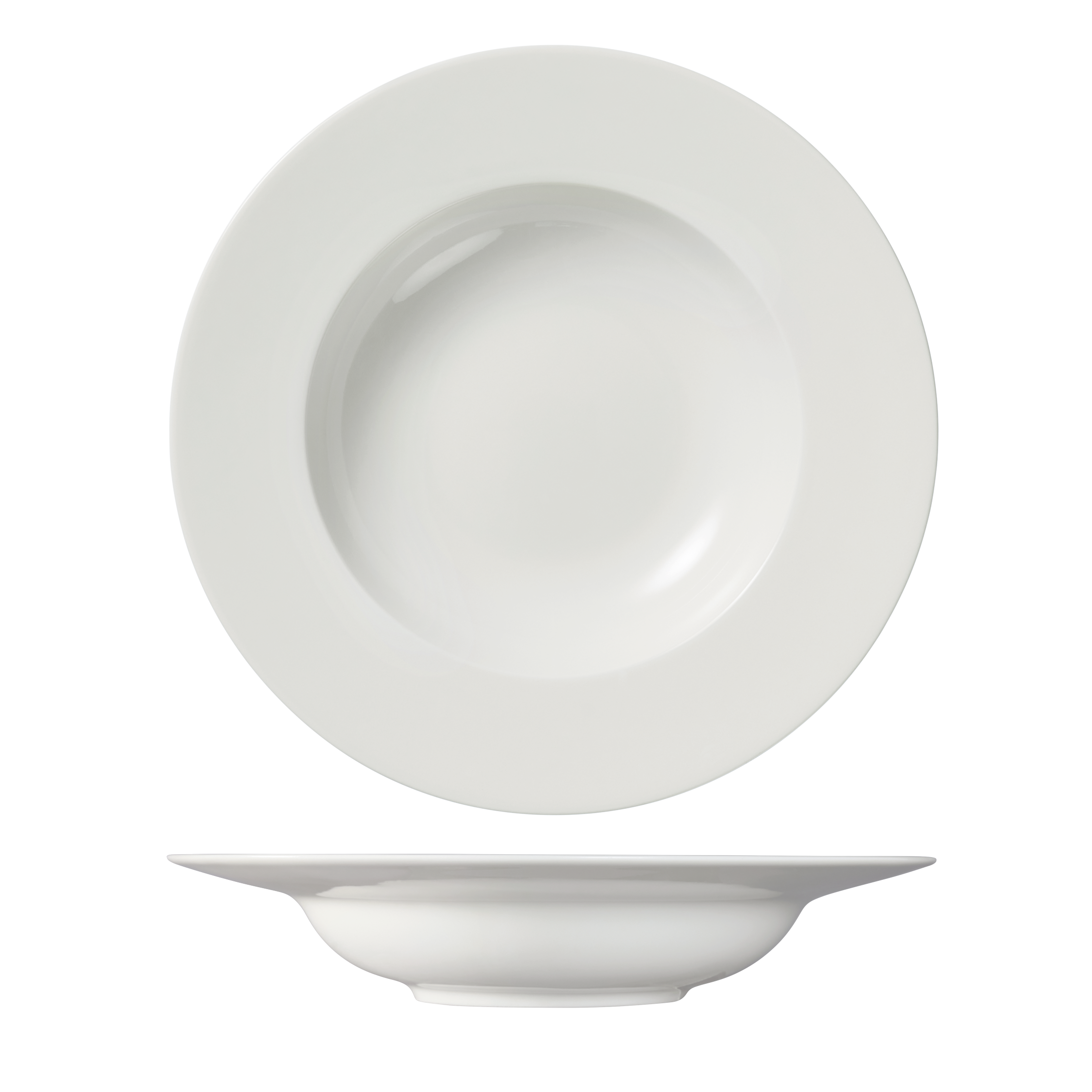 Ariane Serenity Round Bowl - Wide Rim (290mm - White)