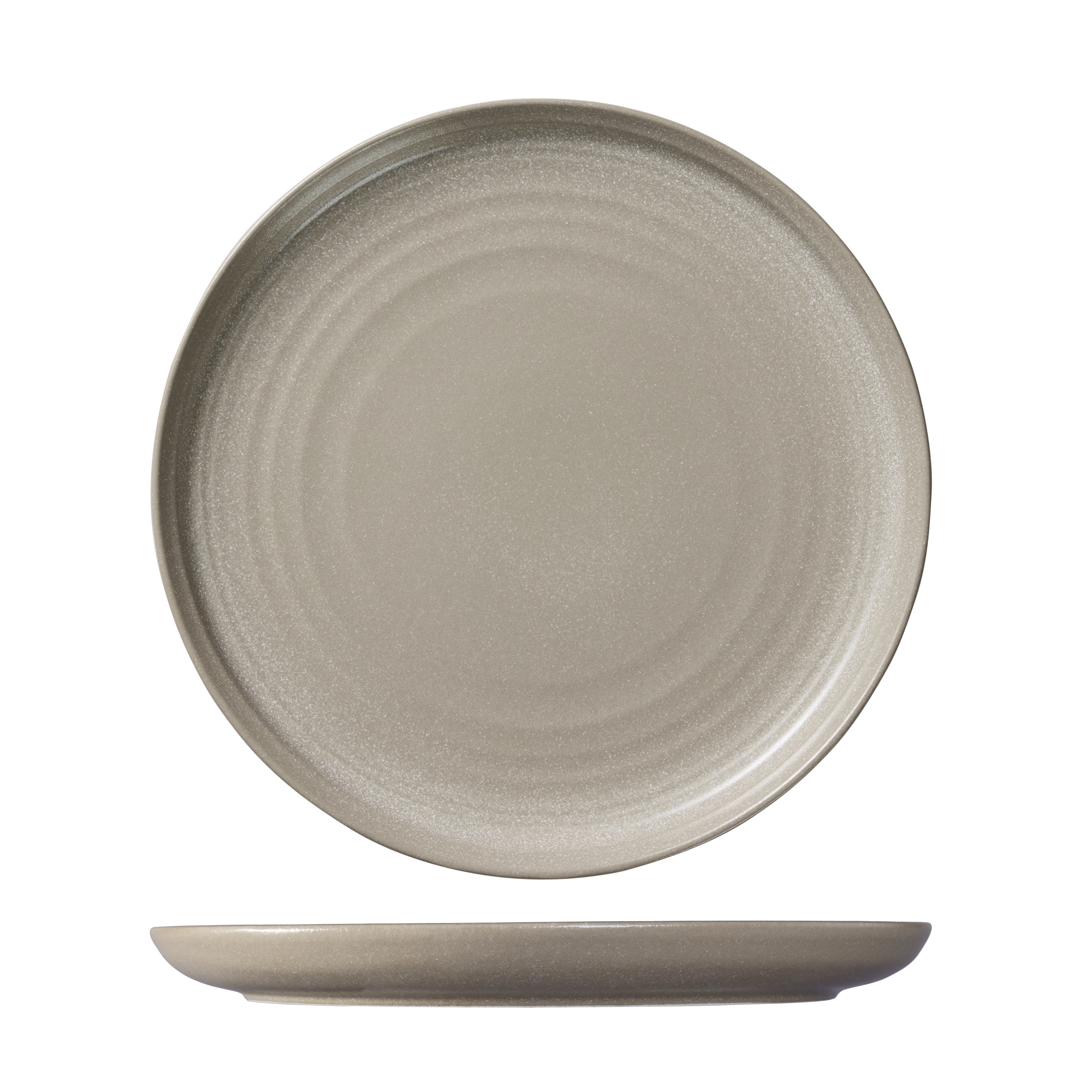 Ariane Artisan Granite Beige Round Coupe Plate (300mm)