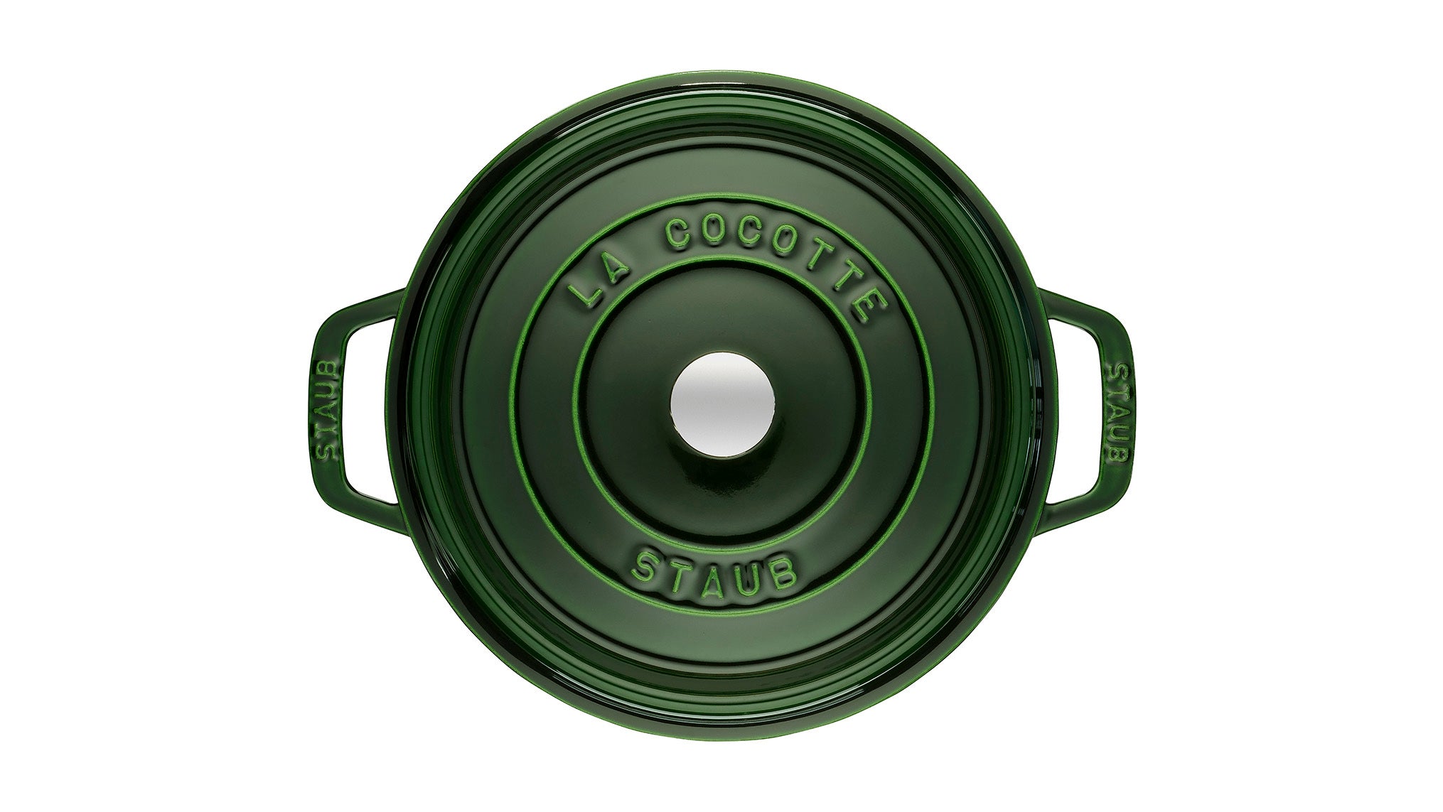 Staub Round Cocotte – 28cm Basil Green