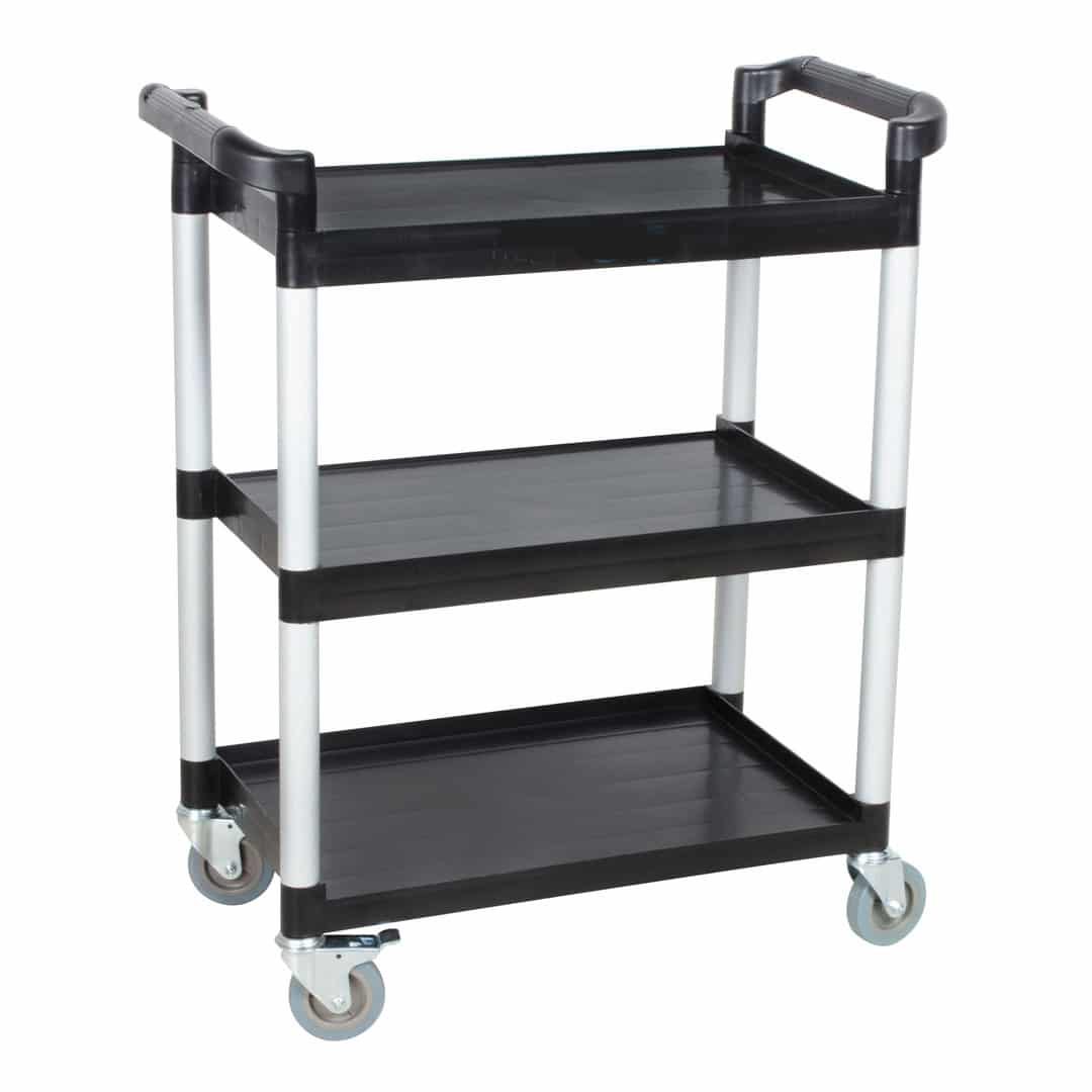 KH Classik Chef 3 Tier Trolley Small 810 x 410 x 910mm High Black