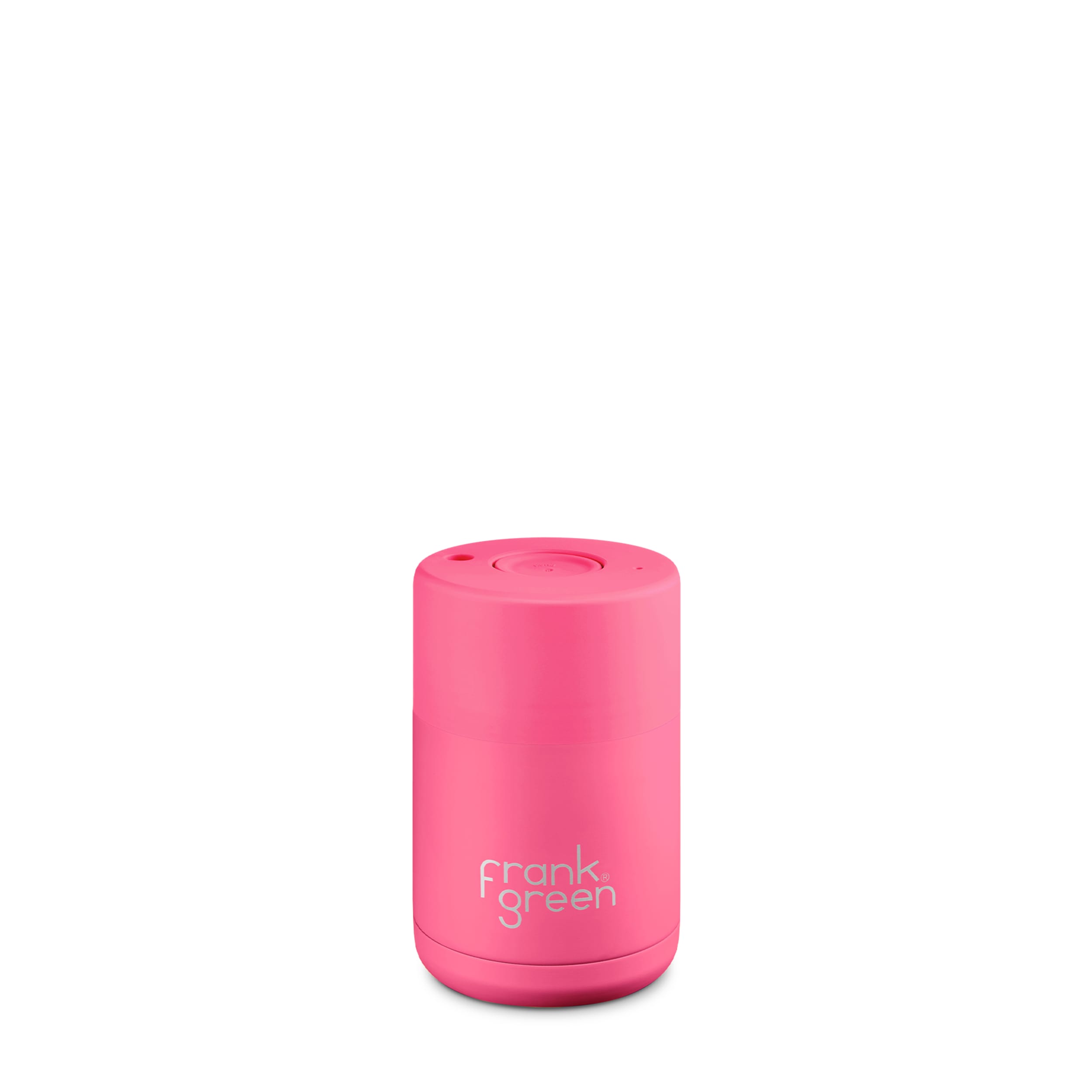 frank green 8oz Ceramic Reusable Cup - Neon Pink