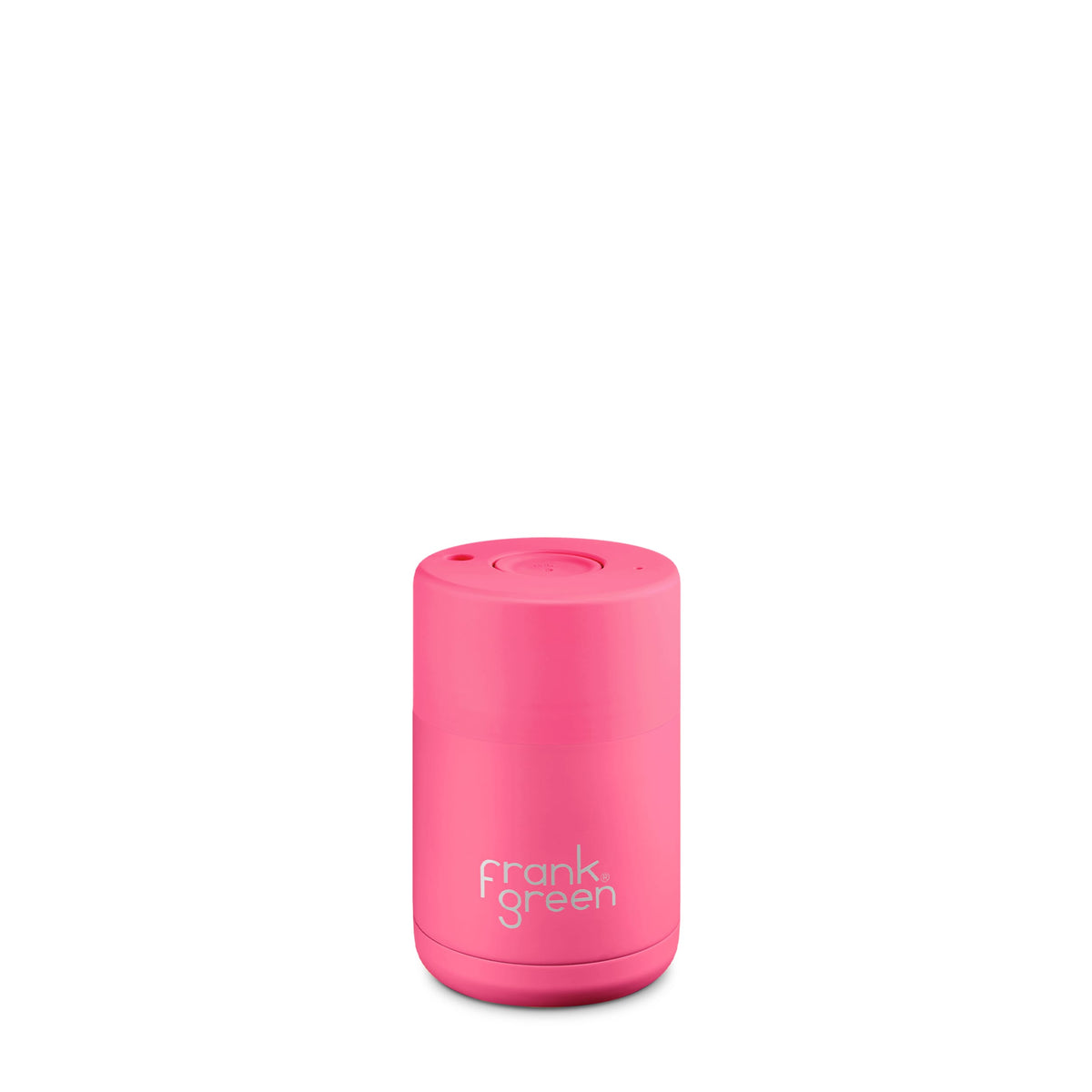 frank green 8oz Ceramic Reusable Cup - Neon Pink