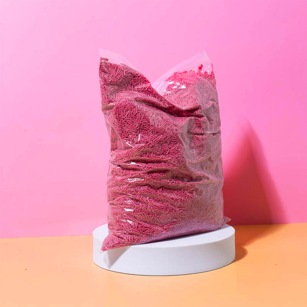 Sprinks Bulk Jimmies Pink 1mm 2kg