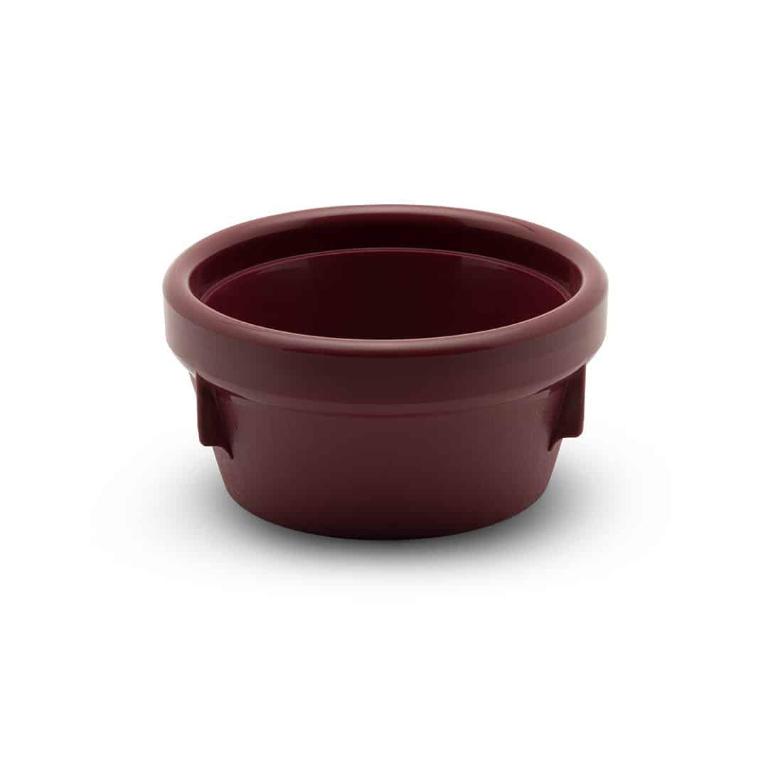 KH Healthcare Traditional Taper Soup Bowl Insulated Burgundy PP/Pu (#3)