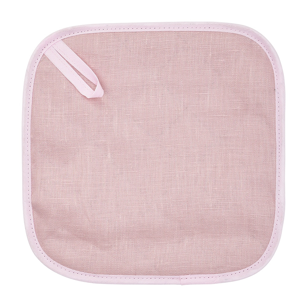 Annabel Trends Linen Pot Holder Rose Pink